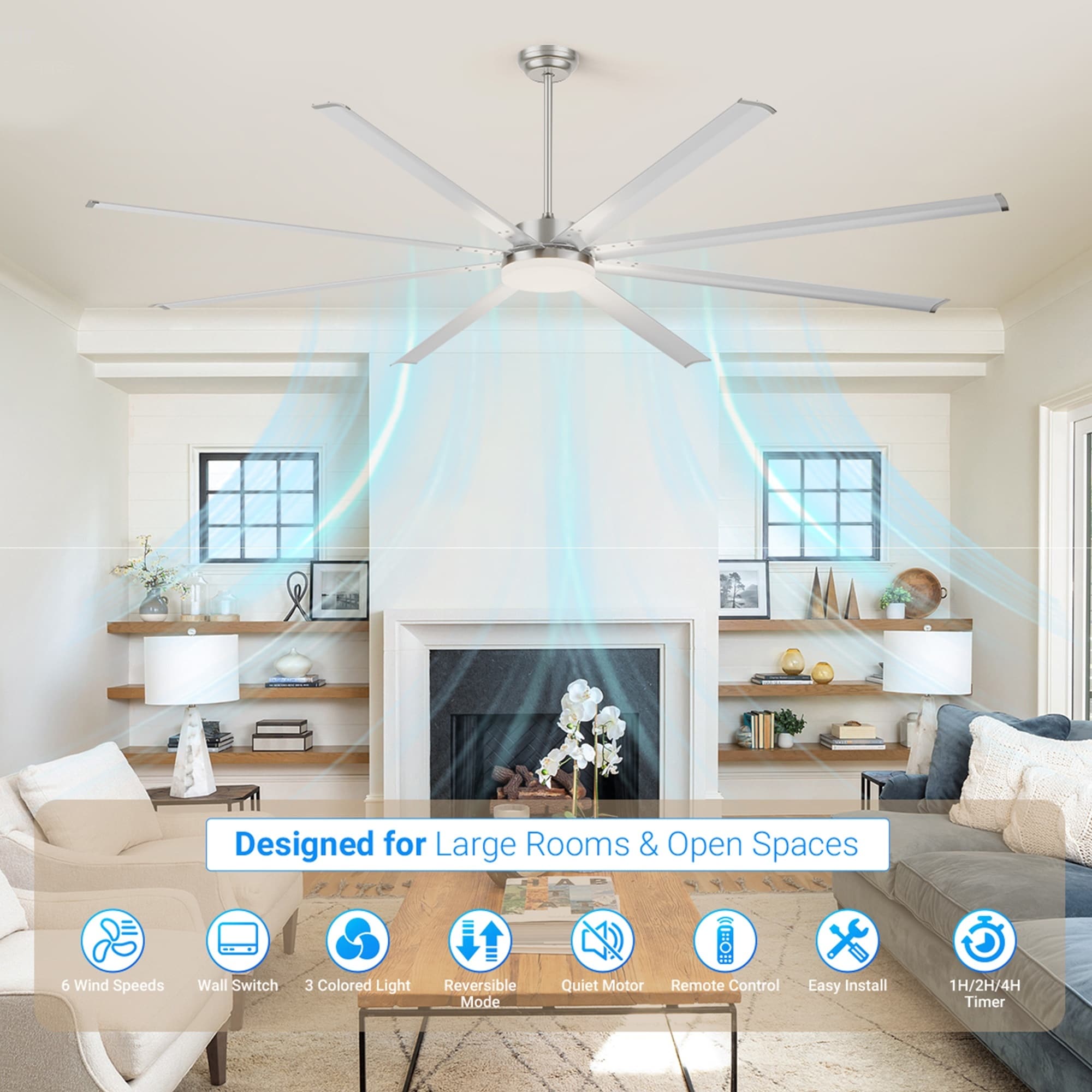 UOI ZZH100304 Ceiling-Fans - View #3