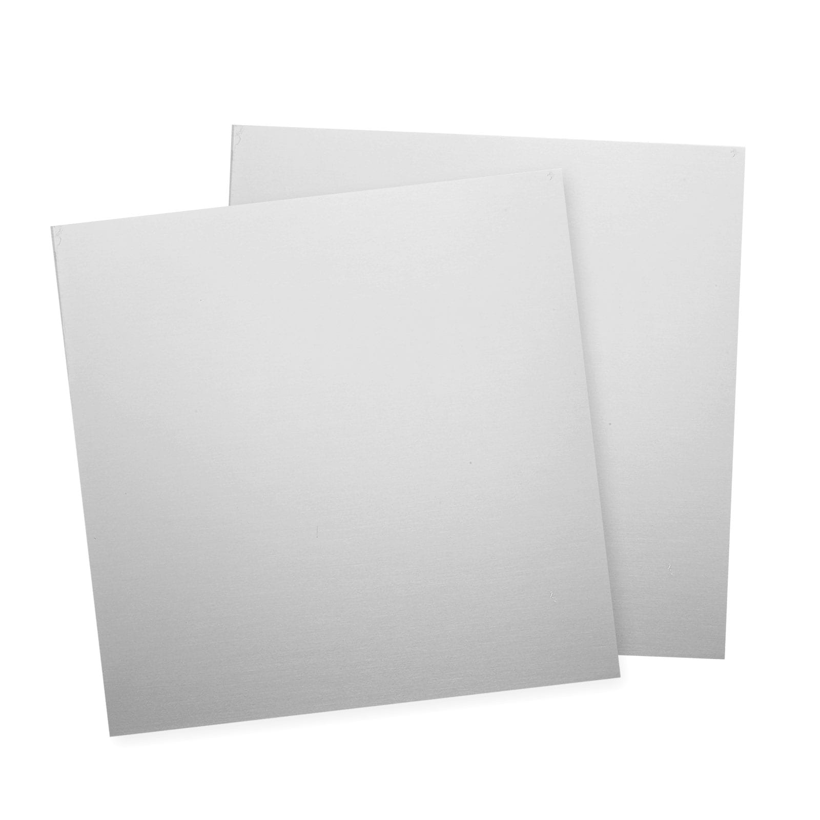 Unique Bargains 2pcs 304 Stainless Steel Sheet Plate 2-Inch x 2-Inch 20 Gauge (0.8mm) Thickness Stainless Steel Plate with Gloves for Crafting Modelers Jewelry Repairs Electrical Repairs (Silver)