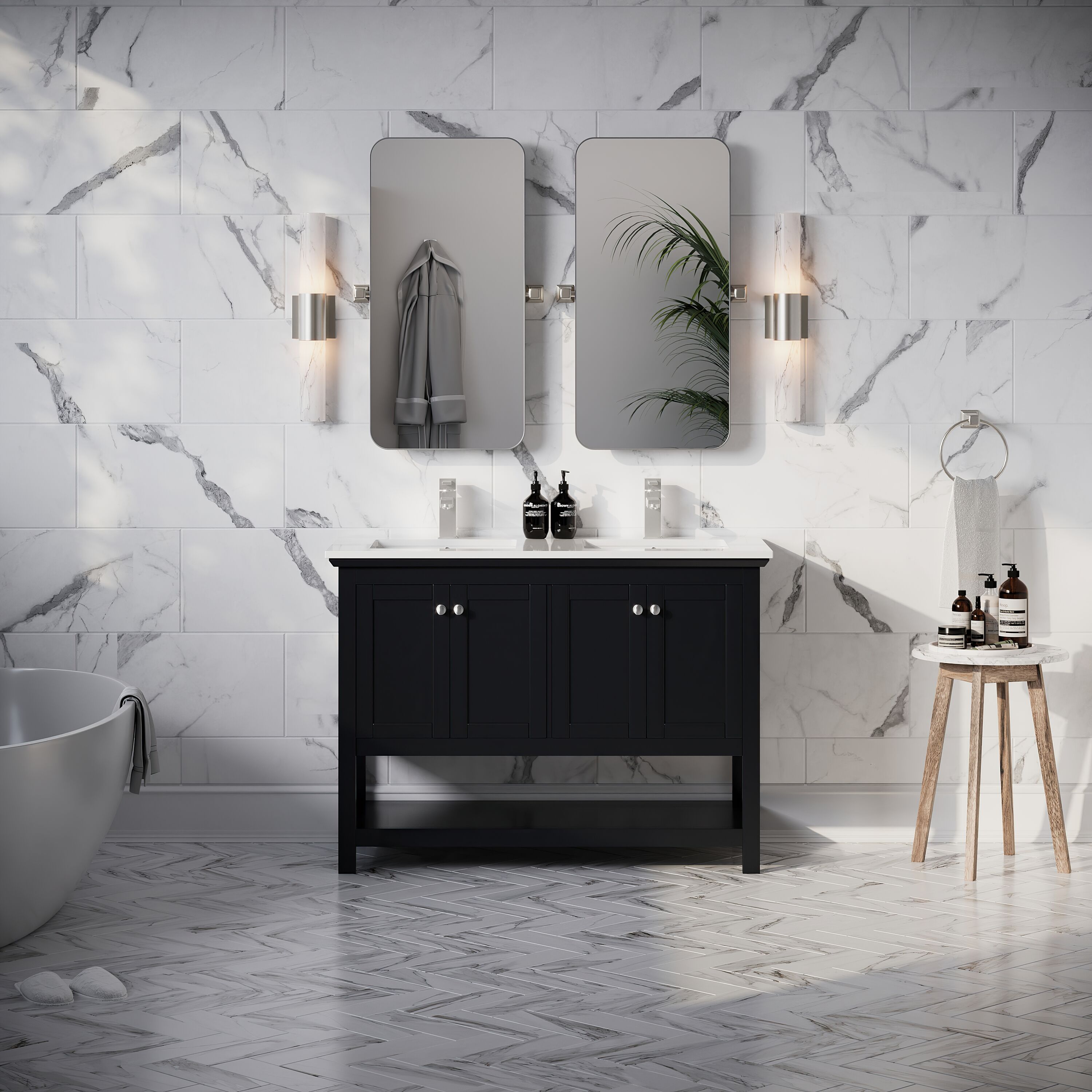 Fresca FCB2348BL-D-CWH-U Bath-Vanity-Combo - View #5