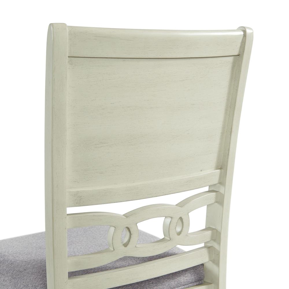 Bisque Upholstered Wood Transitional Side Chair