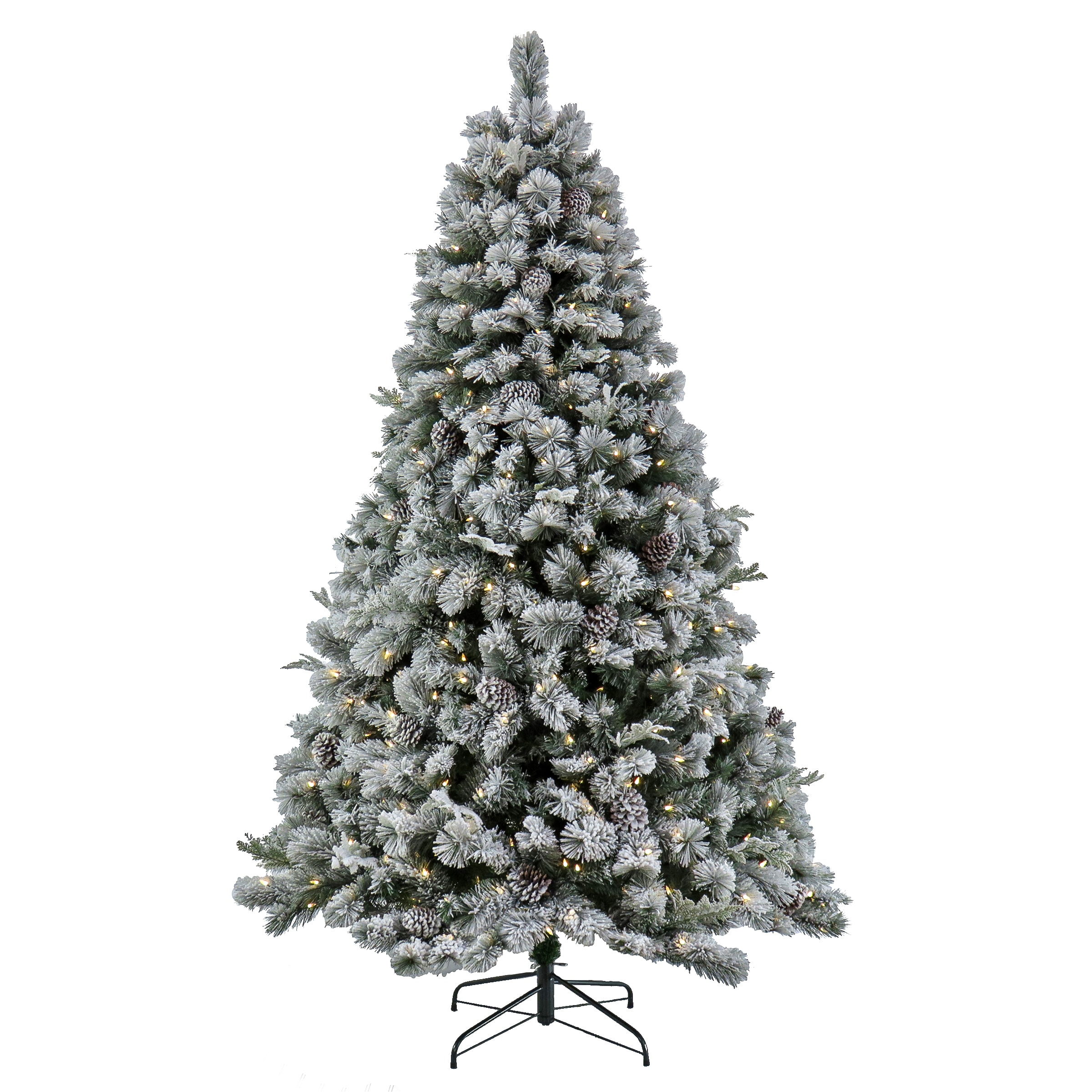 National Tree Company PESH64-300L-75 7.5-ft Pre-lit Artificial Christmas Tree with LED Lights