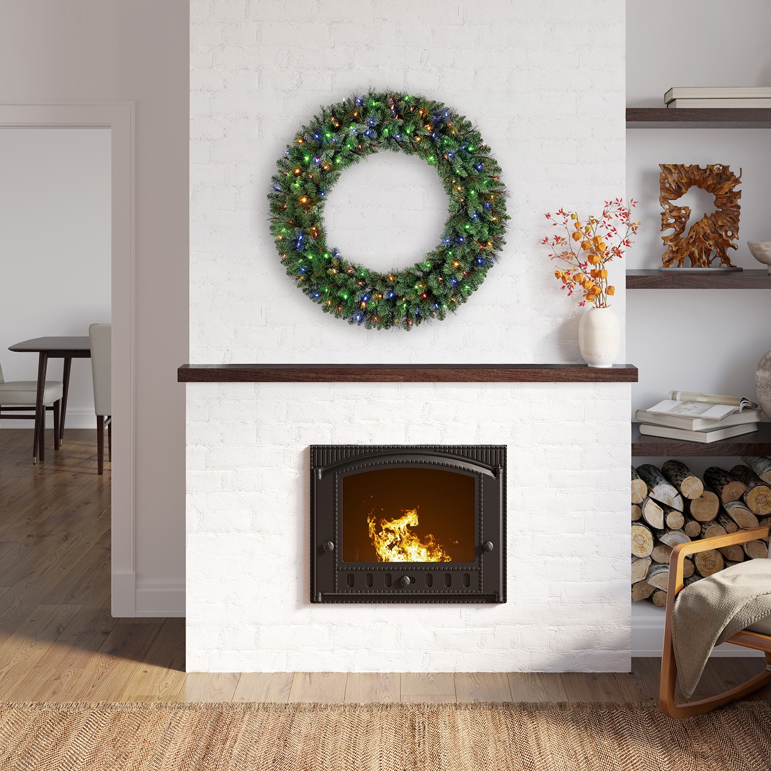 Holiday Living GD40M3A27D00 Artificial-Christmas-Wreaths - View #10