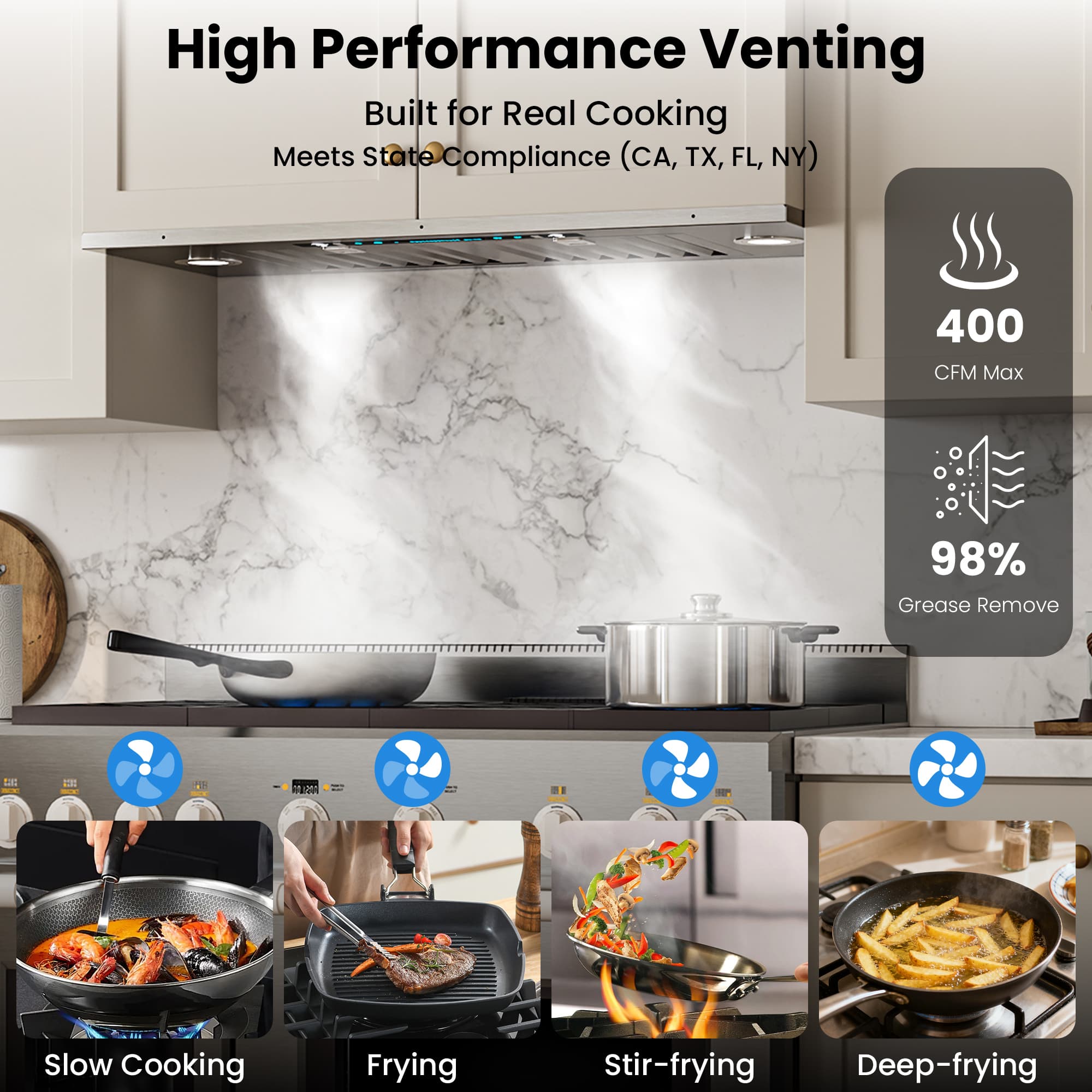 DIVAN DLB01-30-GC Undercabinet-Range-Hoods - View #4