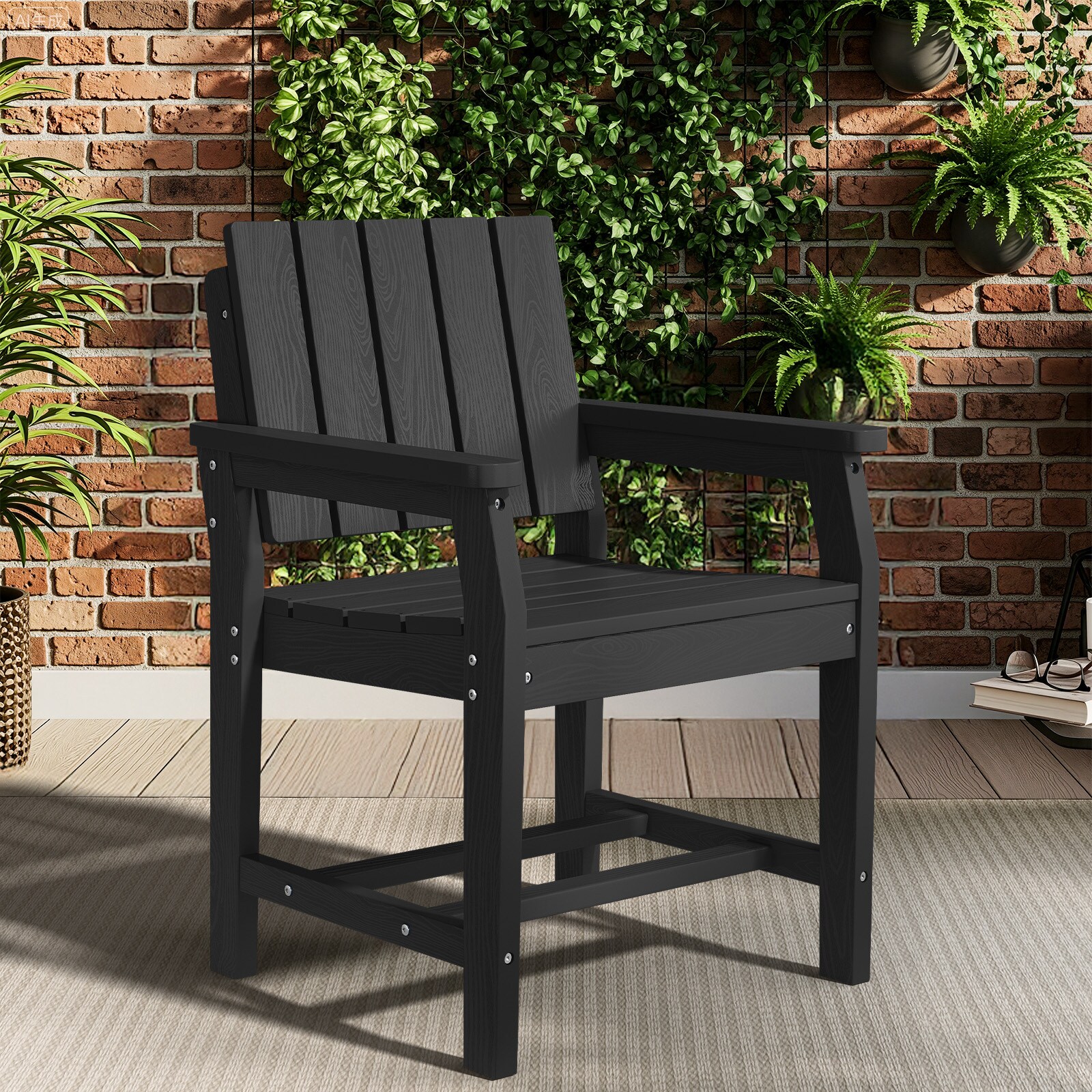 JEAREY LS-WLCY-BK Patio-Chairs - View #2