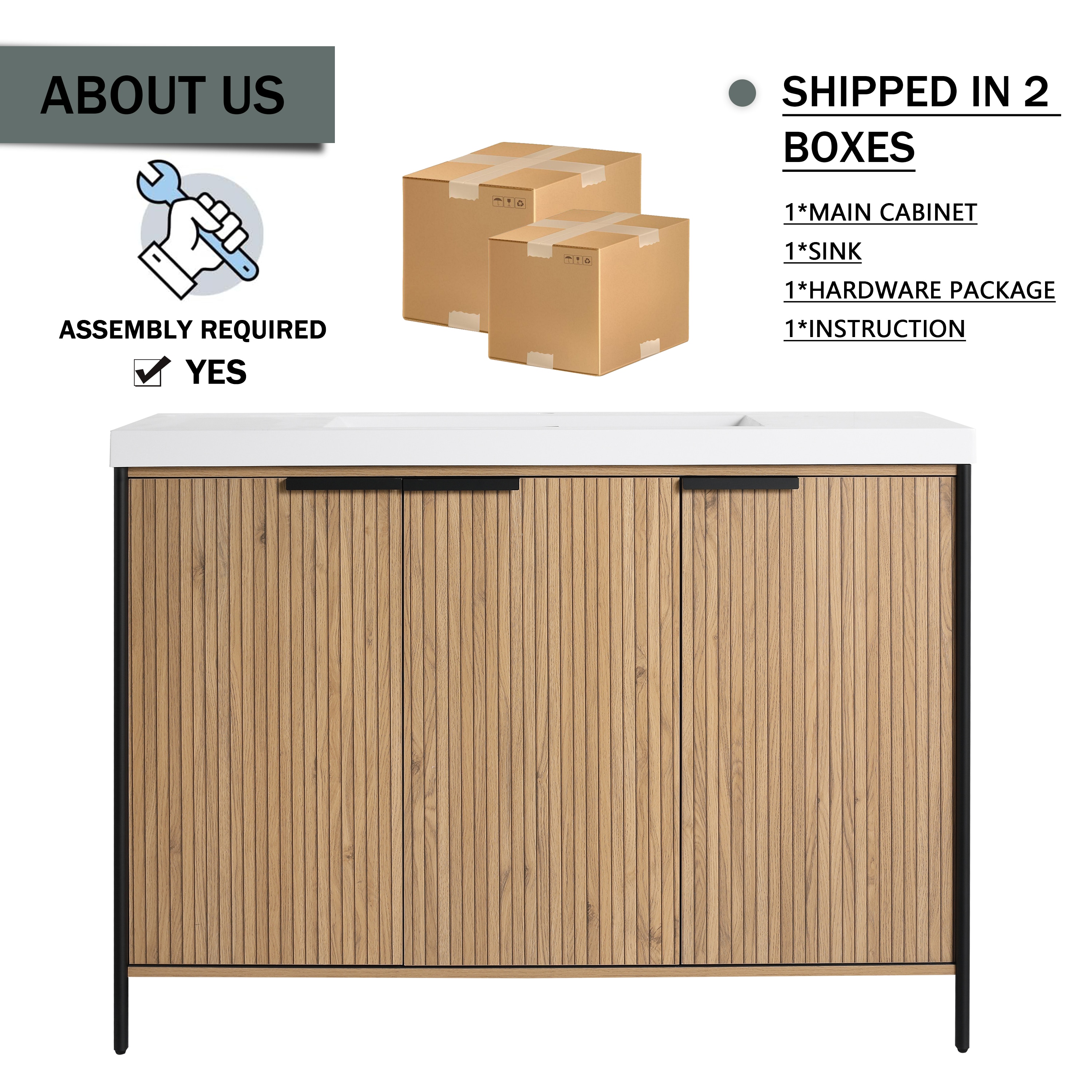 WELLFOR GLEM-46647 Bath-Vanity-Combo - View #9
