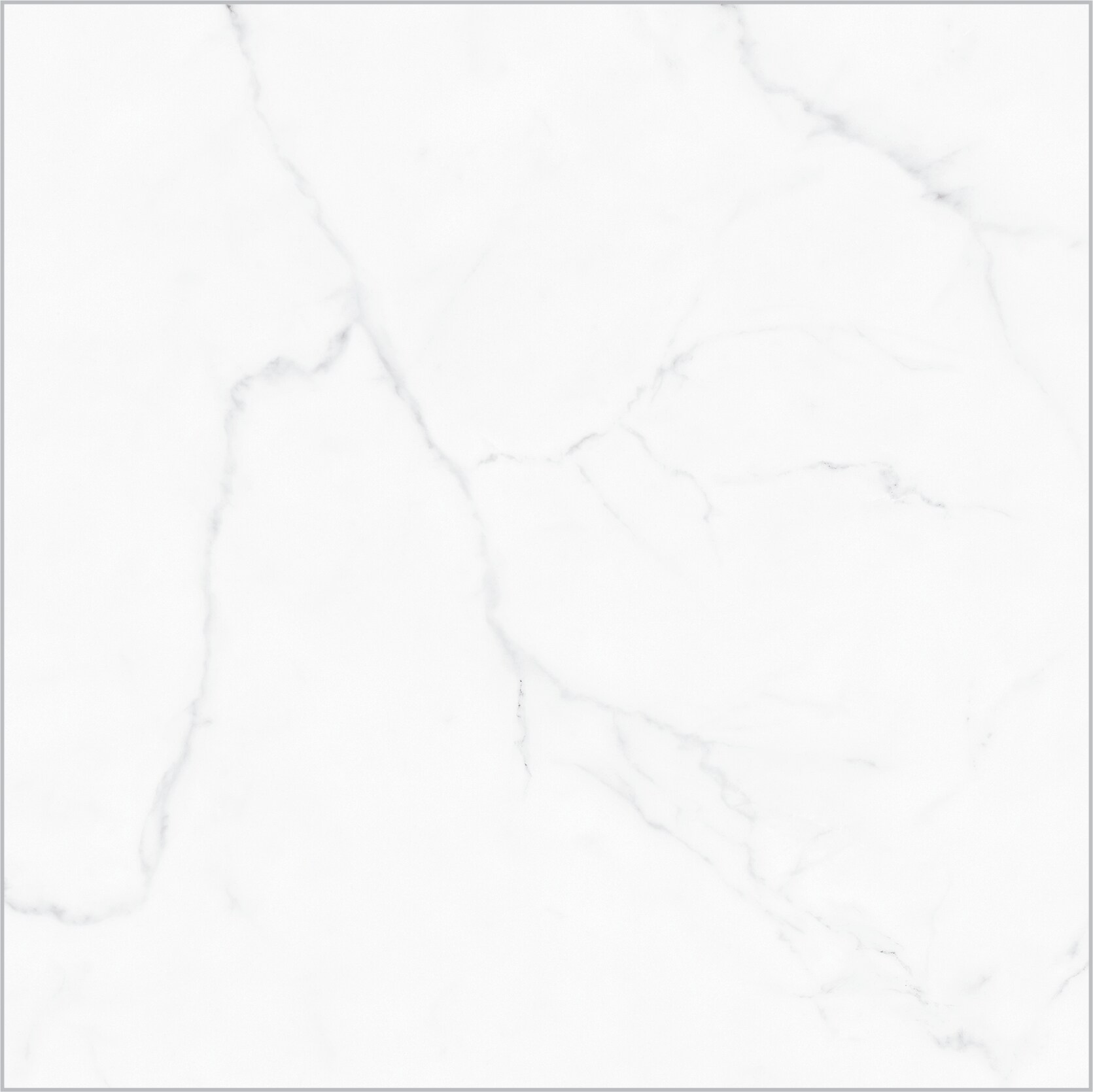 Style Selections Calacata White Calacata White 20-in x 20-in Glazed Ceramic Marble look Standard Floor and Wall Tile ( 2.75-sq ft Piece )