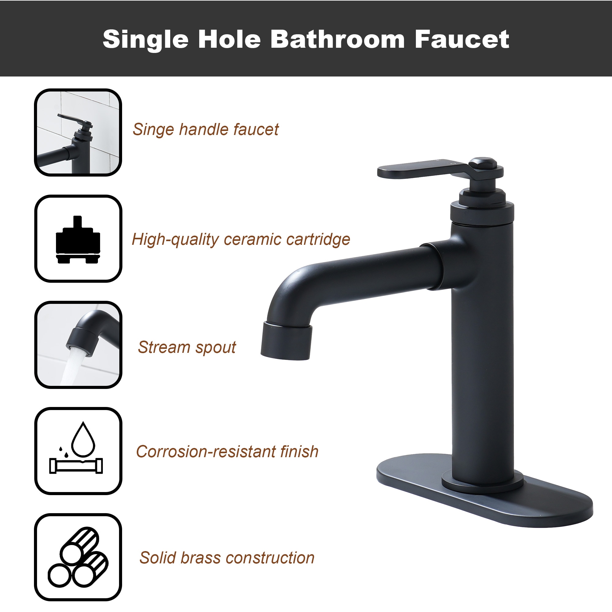 CASAINC RB0770-WE Lavatory-Faucets - View #6