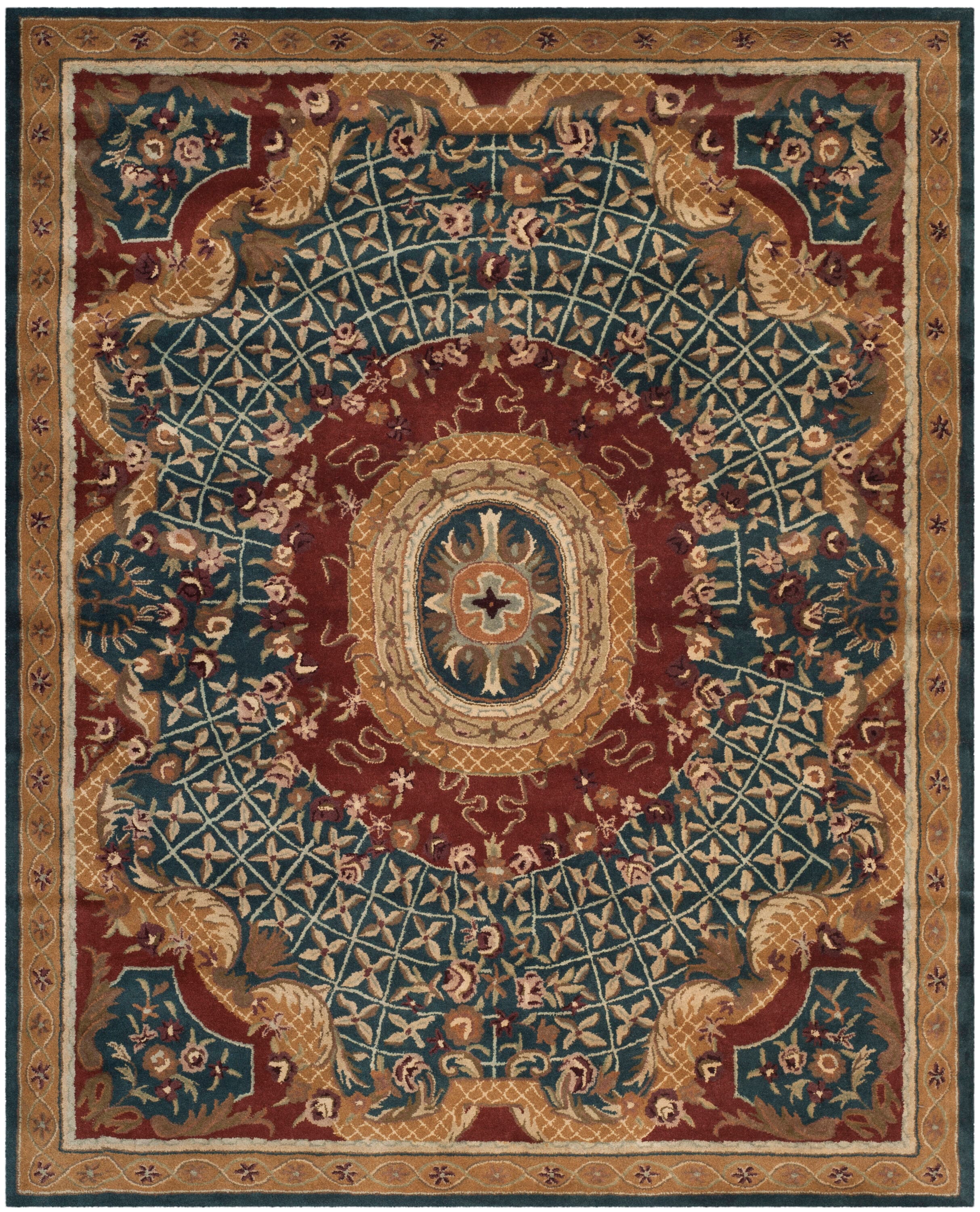 Classic Tufted Rug 304C Royal Bl 8 x 10 Rectangular Area rug