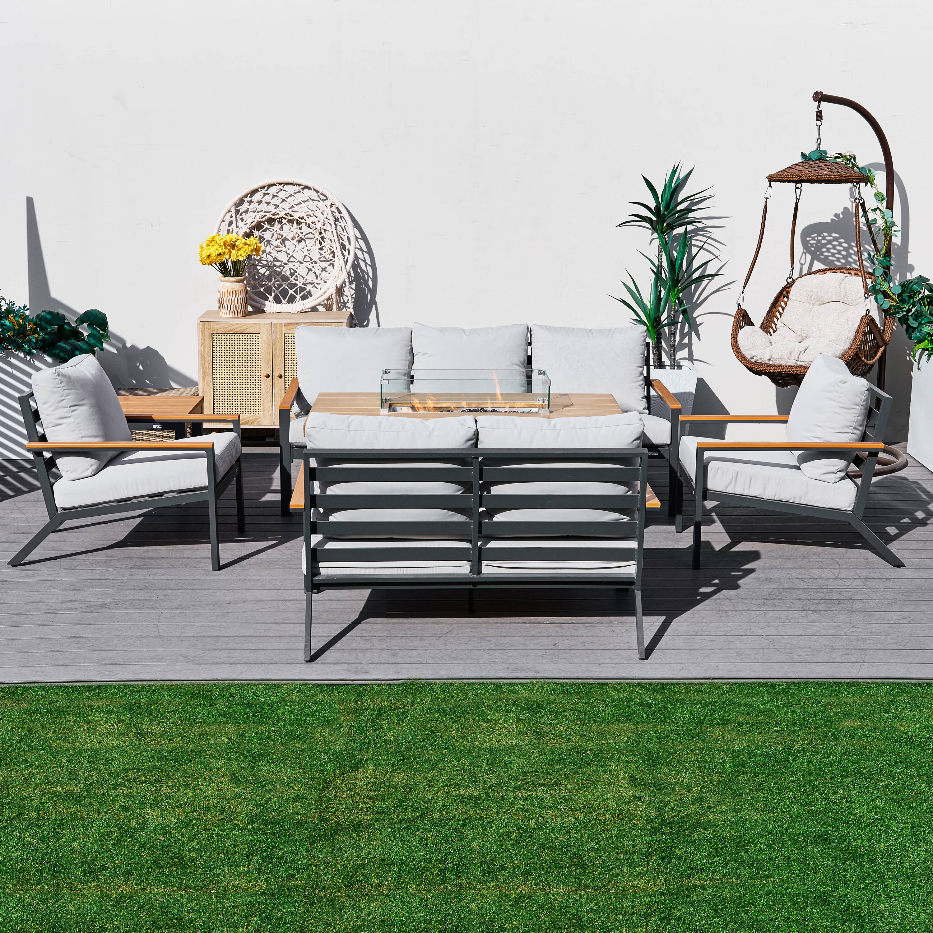 Direct Wicker DWS-2481&2334-BR Patio-Conversation-Sets - View #7