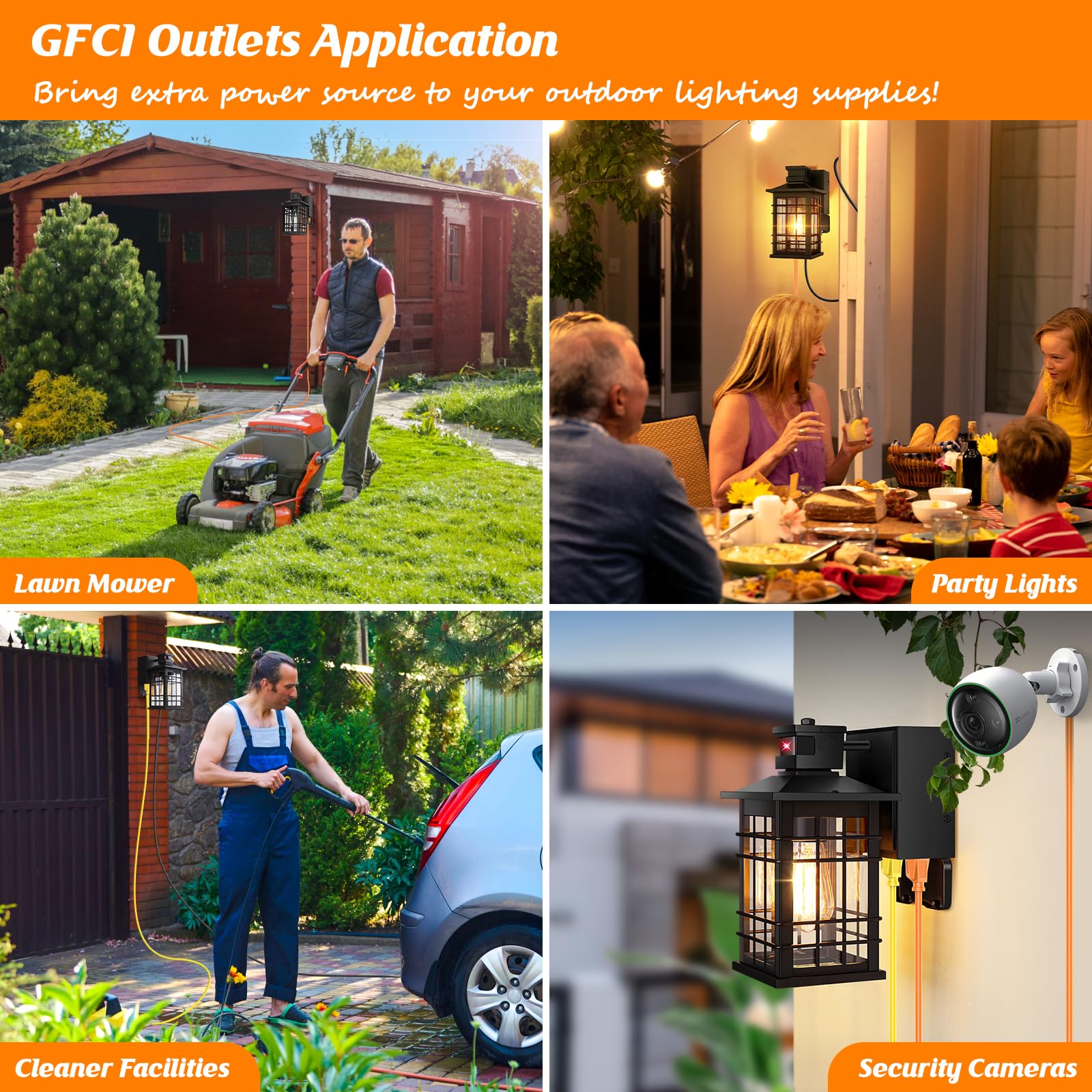 Nordic Hygge YF-WL-0815-BK-2 Outdoor-Wall-Lighting - View #10