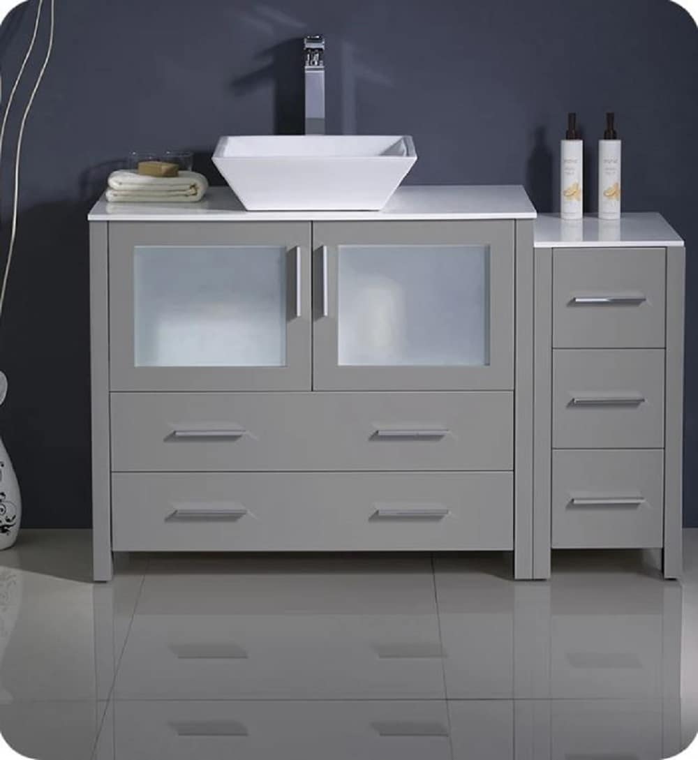 Fresca FCB62-3612GR-CWH-V Bath-Vanity-Combo - View #6