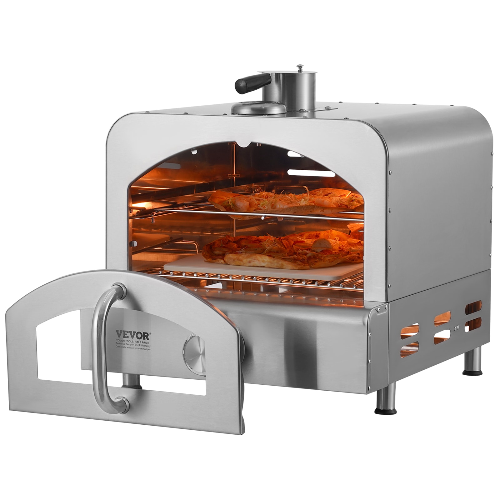 VEVOR 11-IN Gas Pizza Oven Natural gas Outdoor Pizza Oven #TMSPSL13YCMB1PULCV0