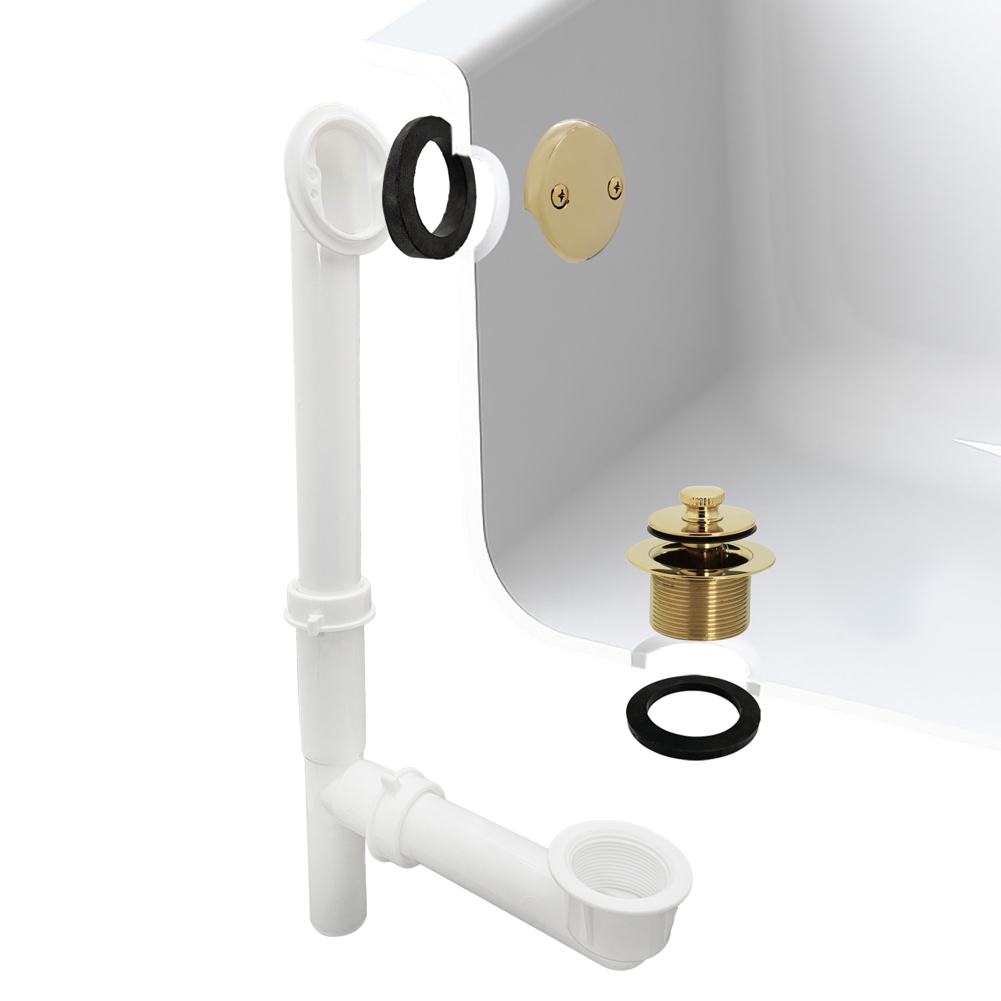 WESTBRASS 597244-01 Tub-Drain-Accessories - View #4