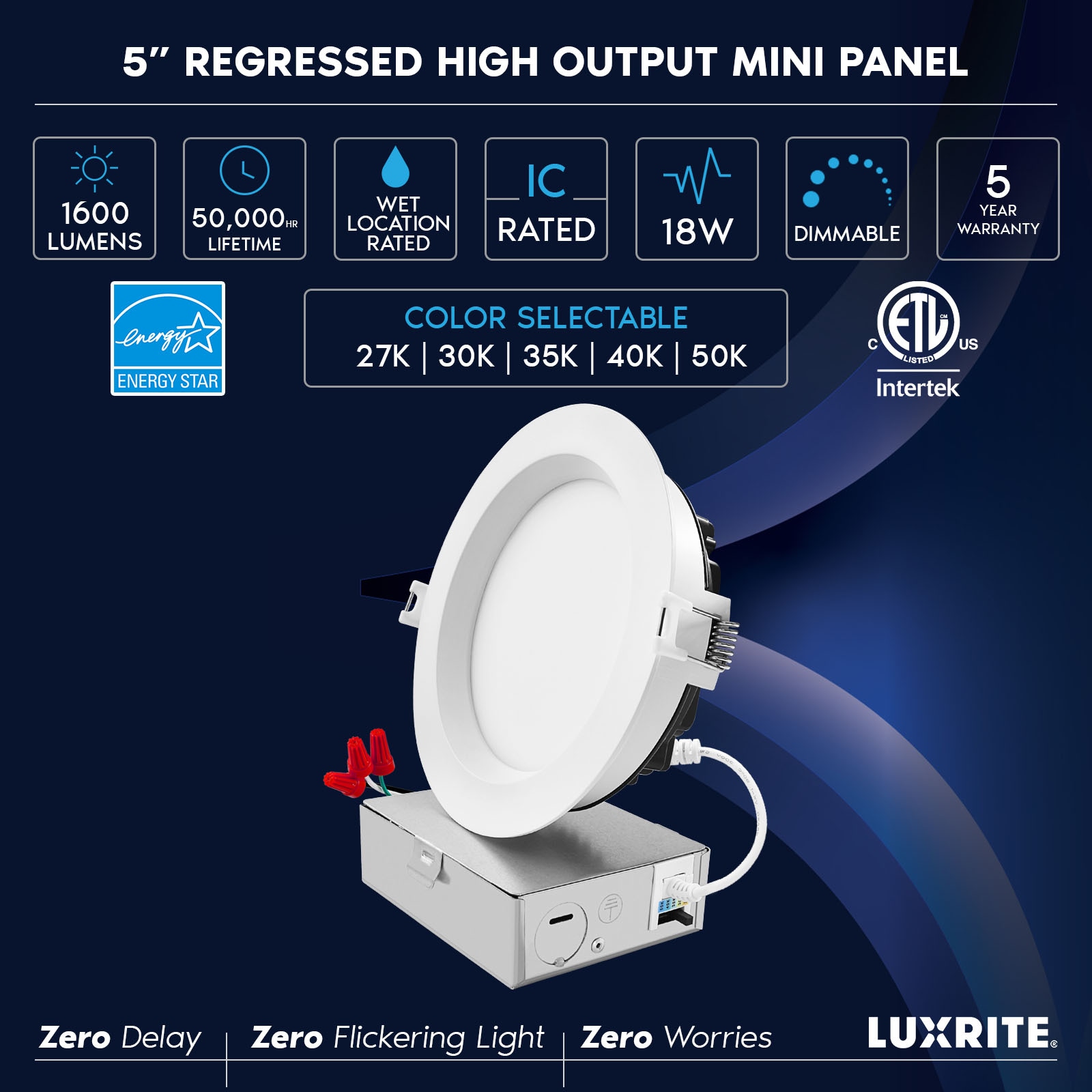 Luxrite LR22634-4PK Led-Retrofit-Downlight - View #6