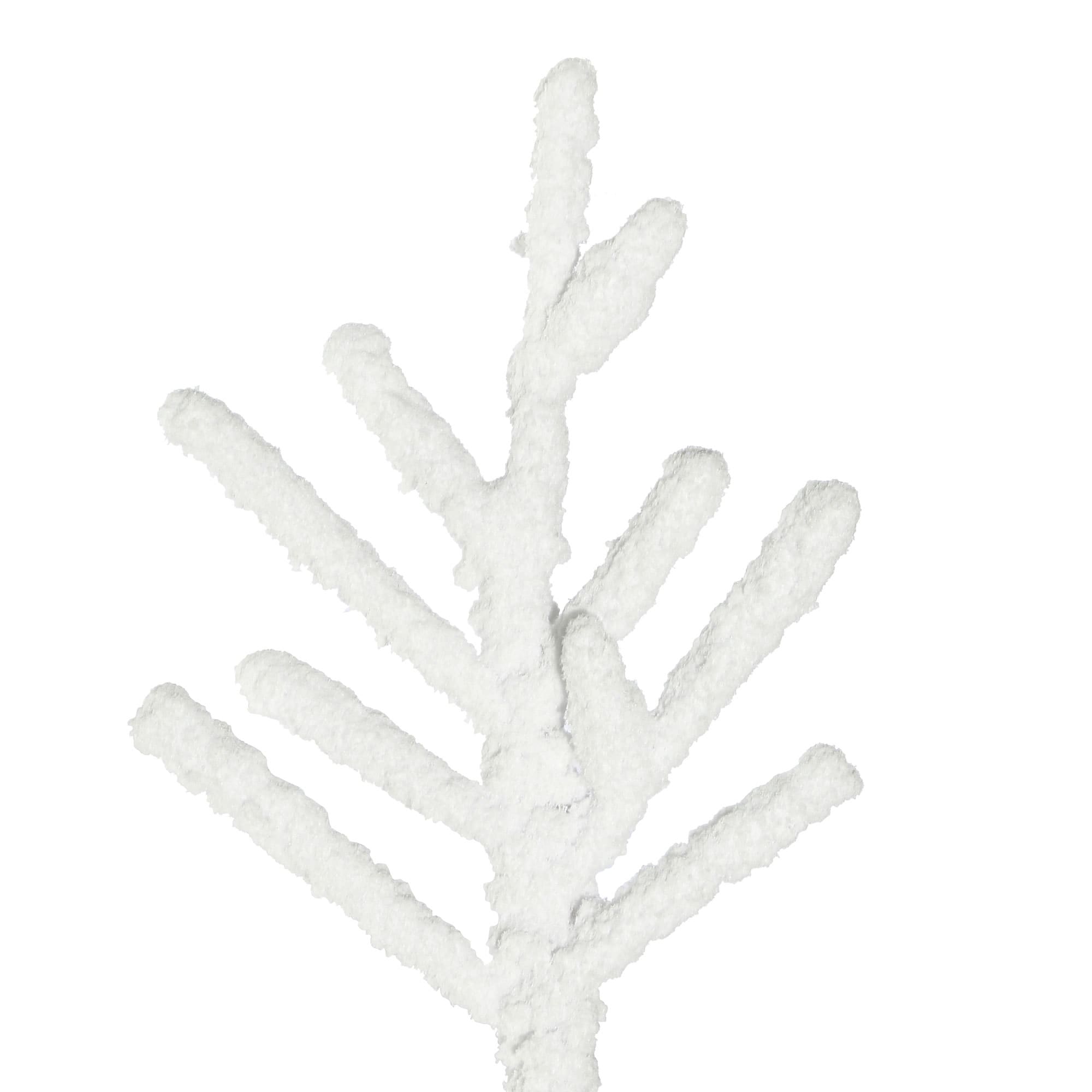 Vickerman 6-ft Pine Flocked White Artificial Christmas Tree In The ...