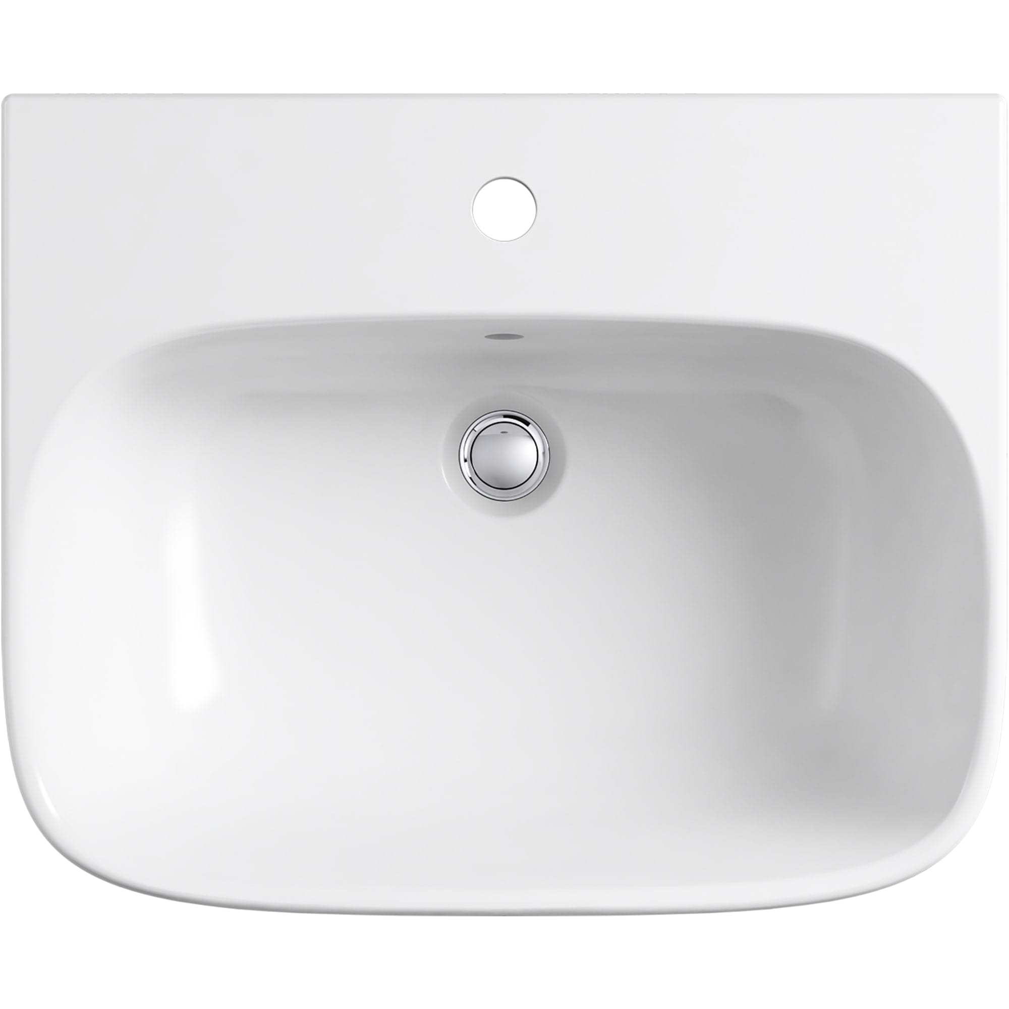 KOHLER ModernLife Vitreous China Wall-mount Rectangular White Bathroom ...