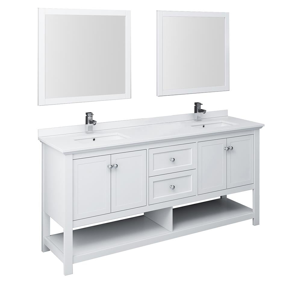 Fresca FVN2372WH-D Bath-Vanity-Combo - View #2