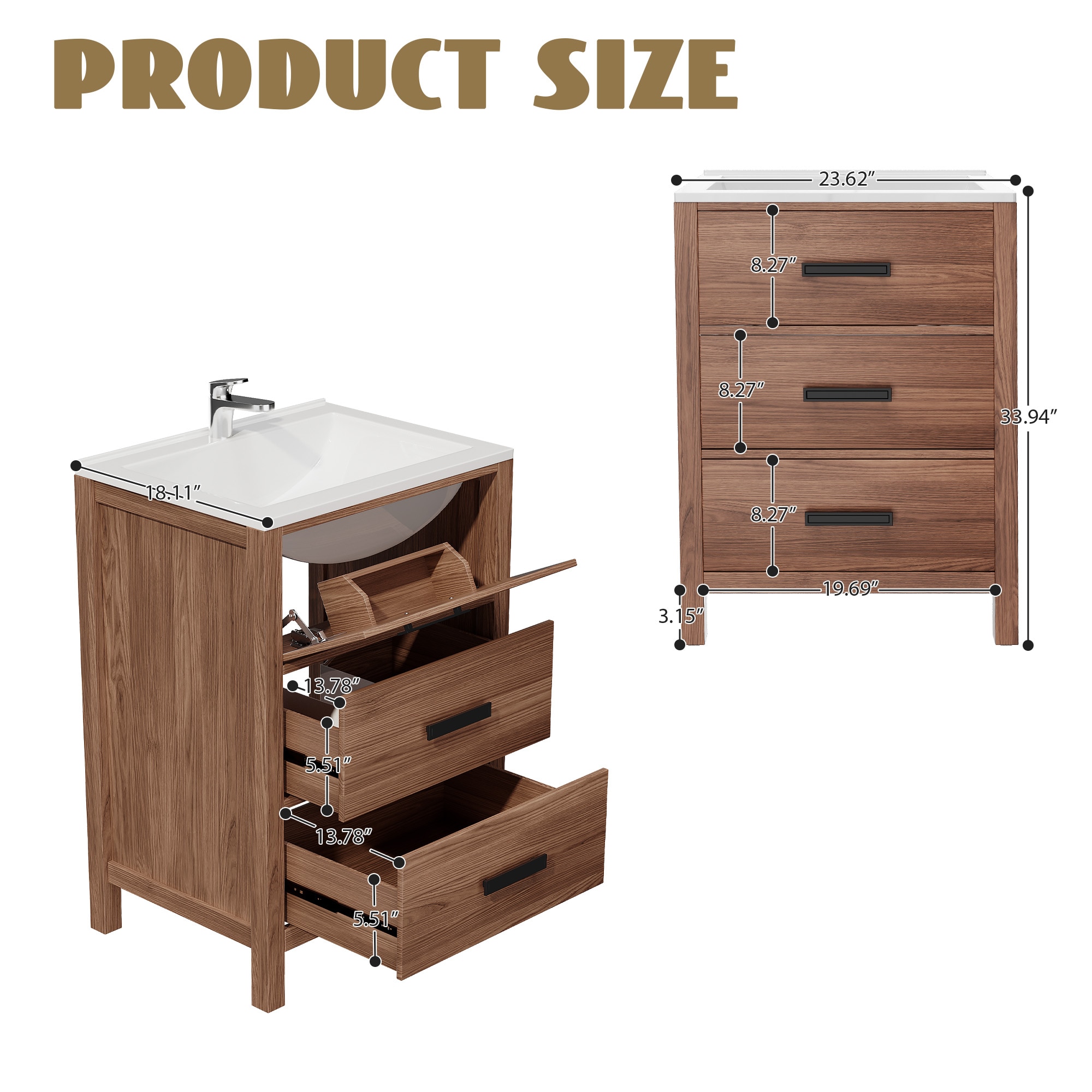 JEAREY PJCY-4P-BZ Bath-Vanity-Combo - View #9