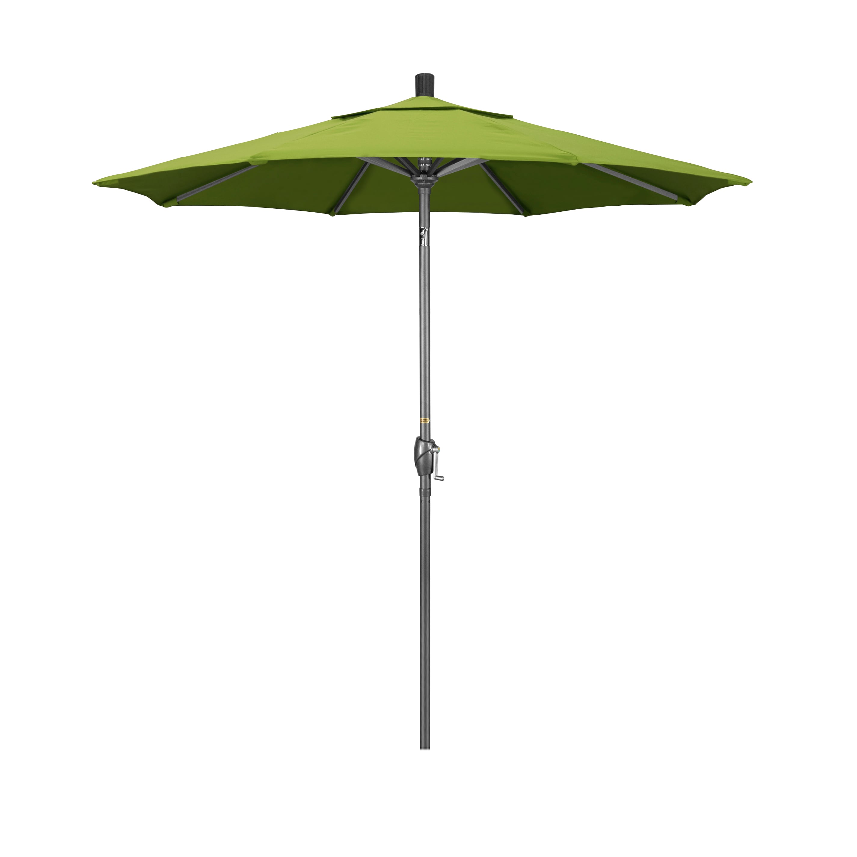 California Umbrella GSPT758010-5429 7.5-Feet Aluminum Green Push-button Tilt Market Patio Umbrella
