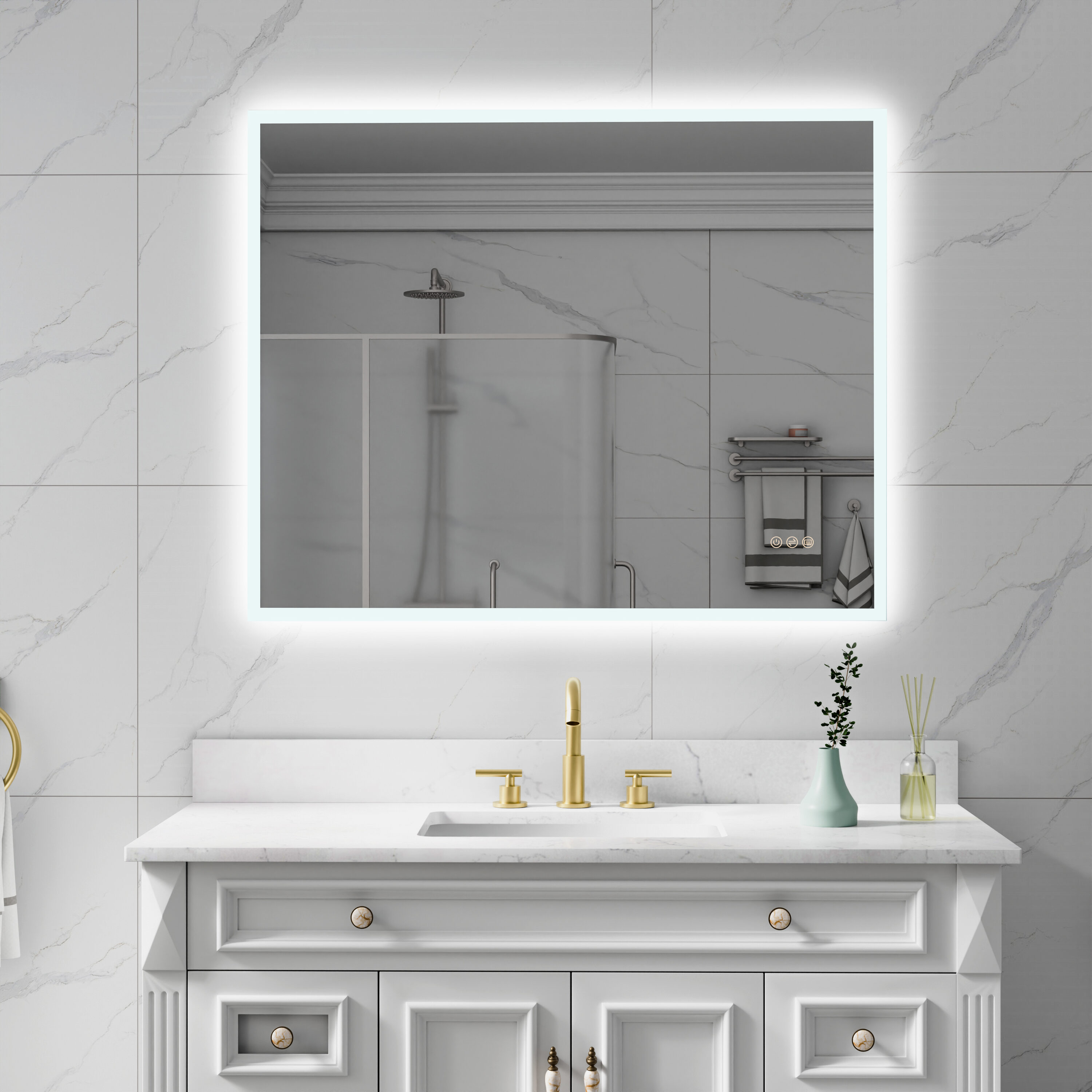 Forclover MRC-W10A4032 Framed-Bath-Mirrors - View #11