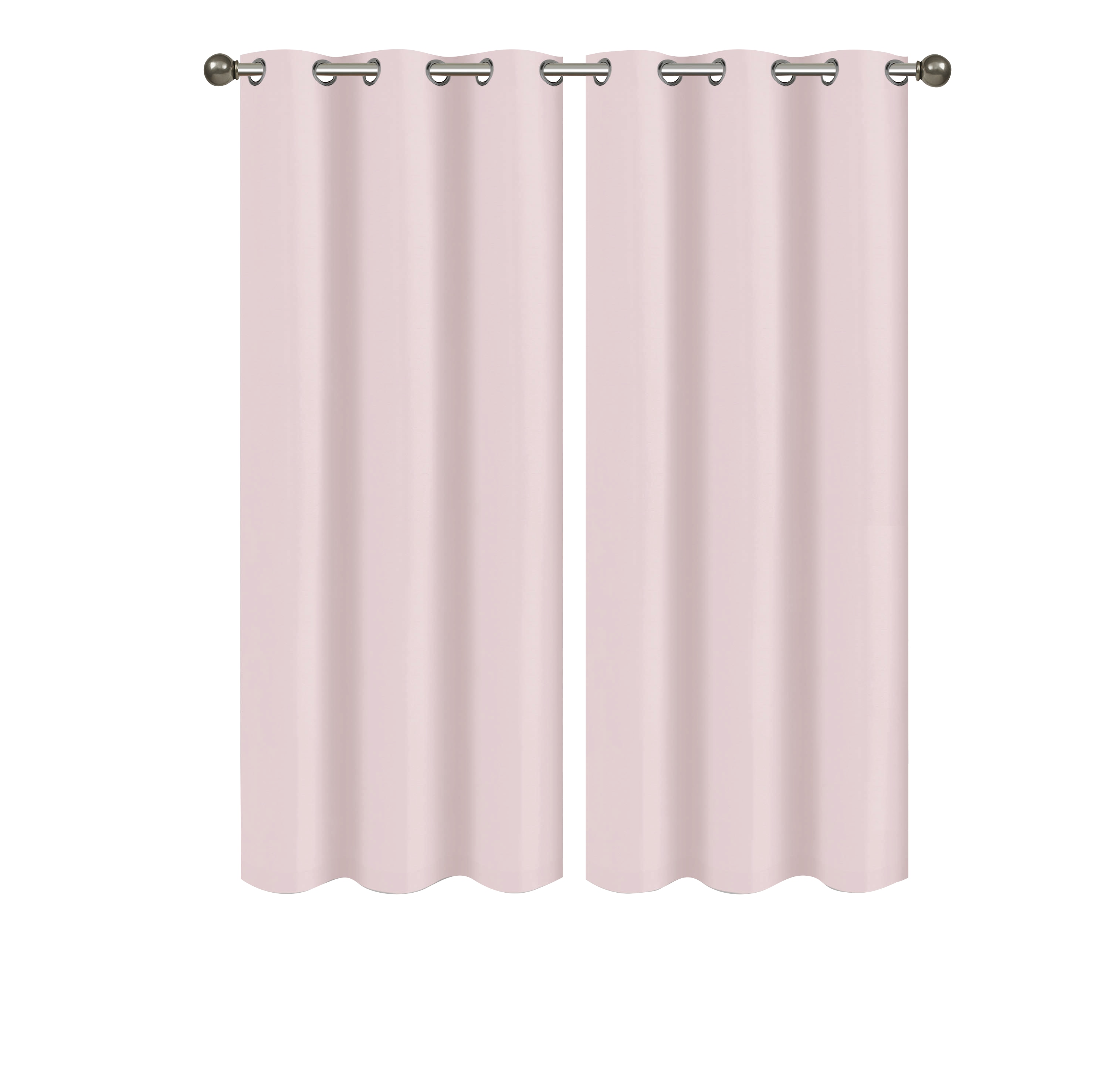 J&V TEXTILES MADONNA 63 BLUSH curtains - View #5