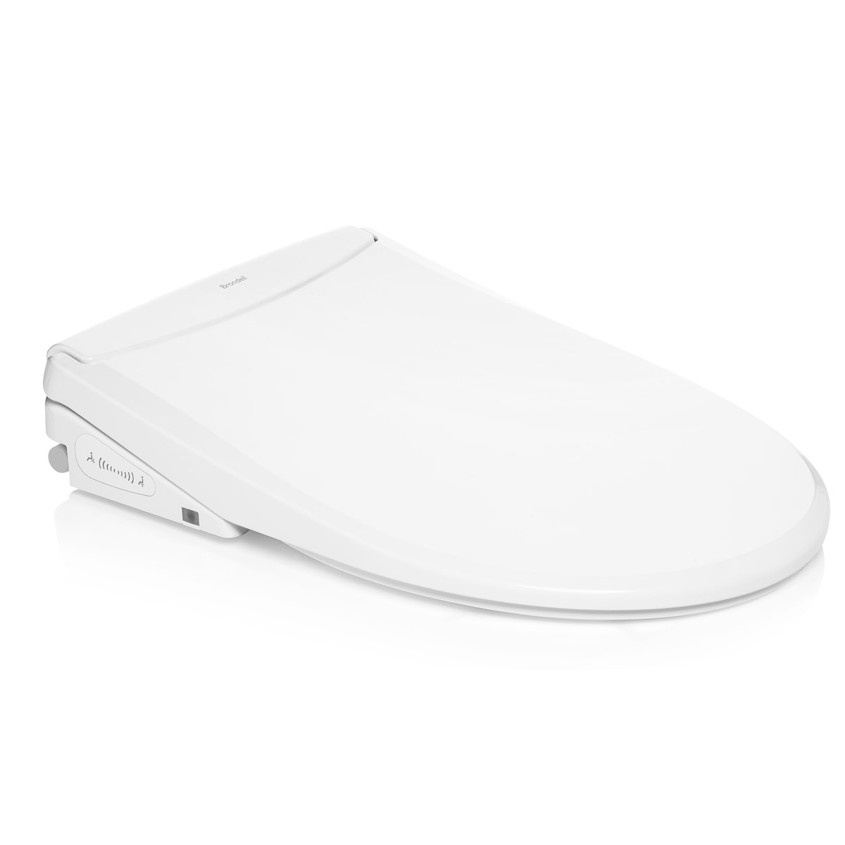 Brondell T44-EW Swash Thinline T44 Luxury Bidet Toilet Seat with Remote Control, Elongated White
