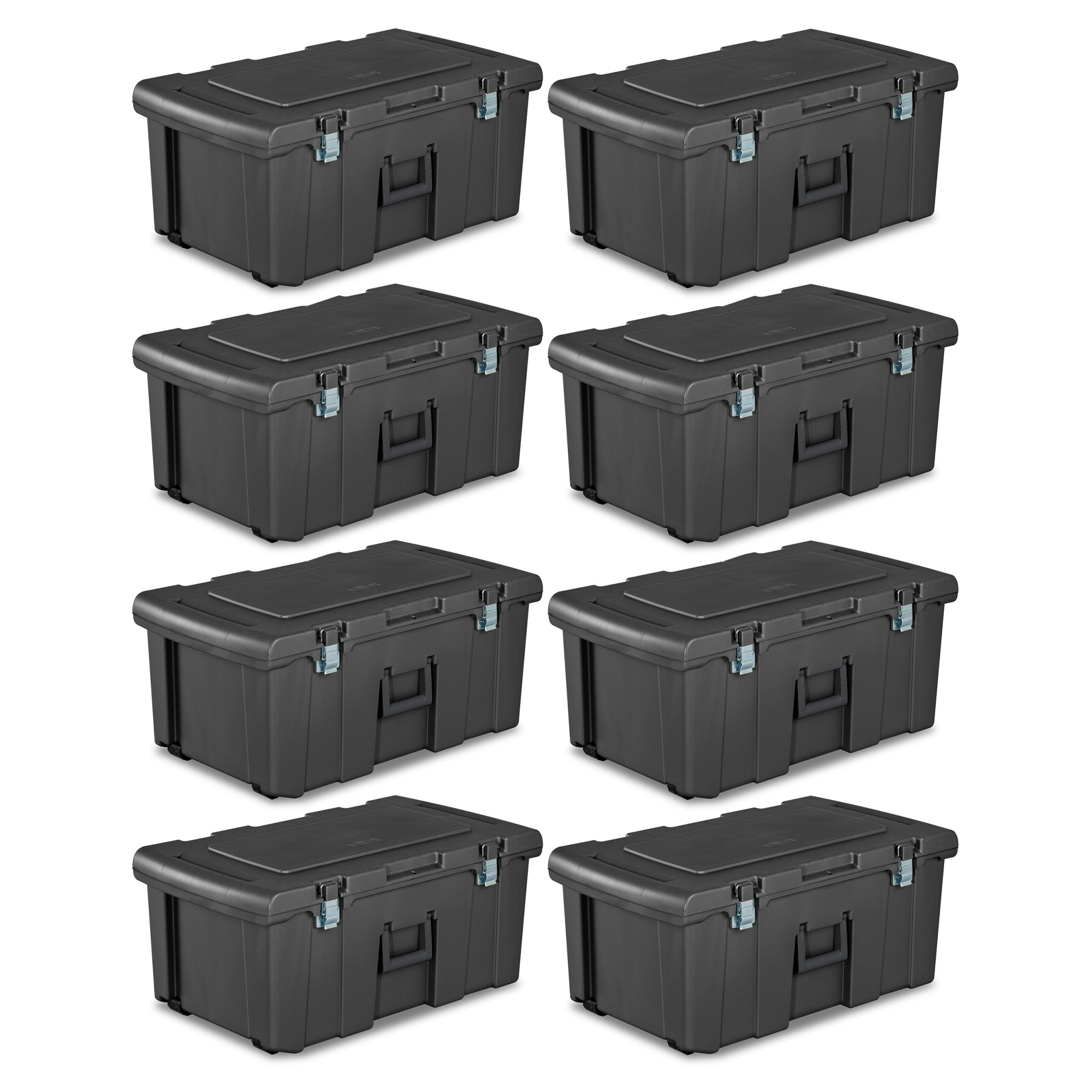 Storage Bins, Foldable Stackable Container Organizer Set with Large Window  & Carry Handles - On Sale - Bed Bath & Beyond - 27394021
