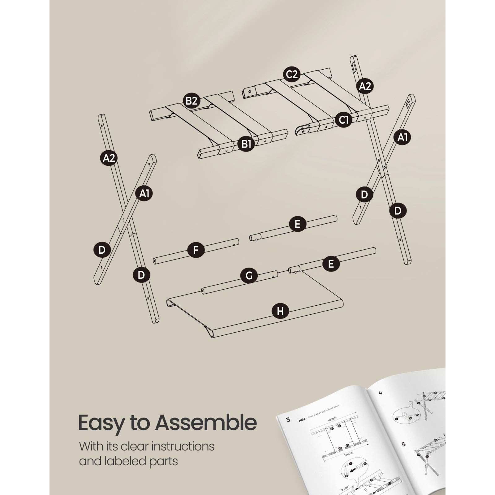 Slickblue D-SM-20W300RLRU Garment-Racks - View #2