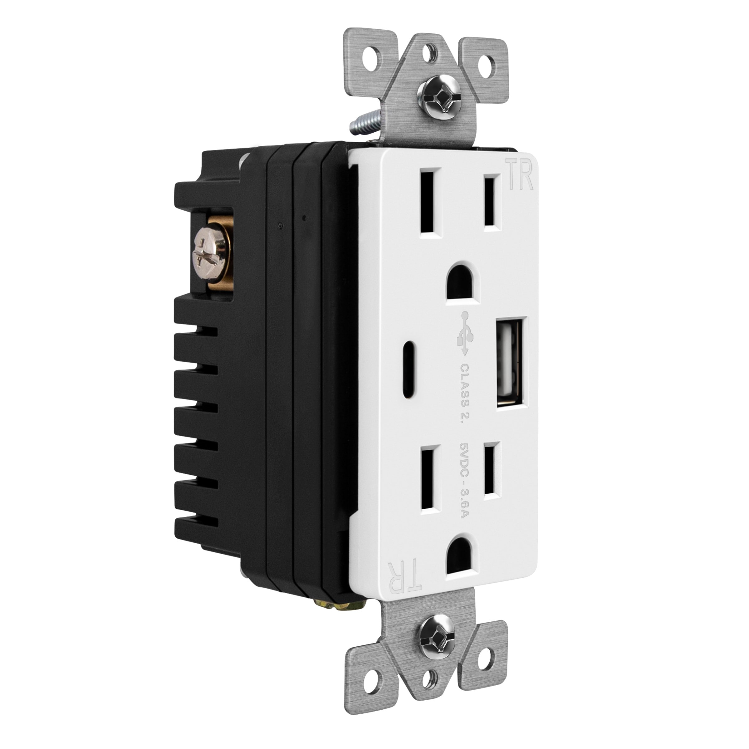 Top Greener TU21536AC-WWP-3P receptacles - View #2