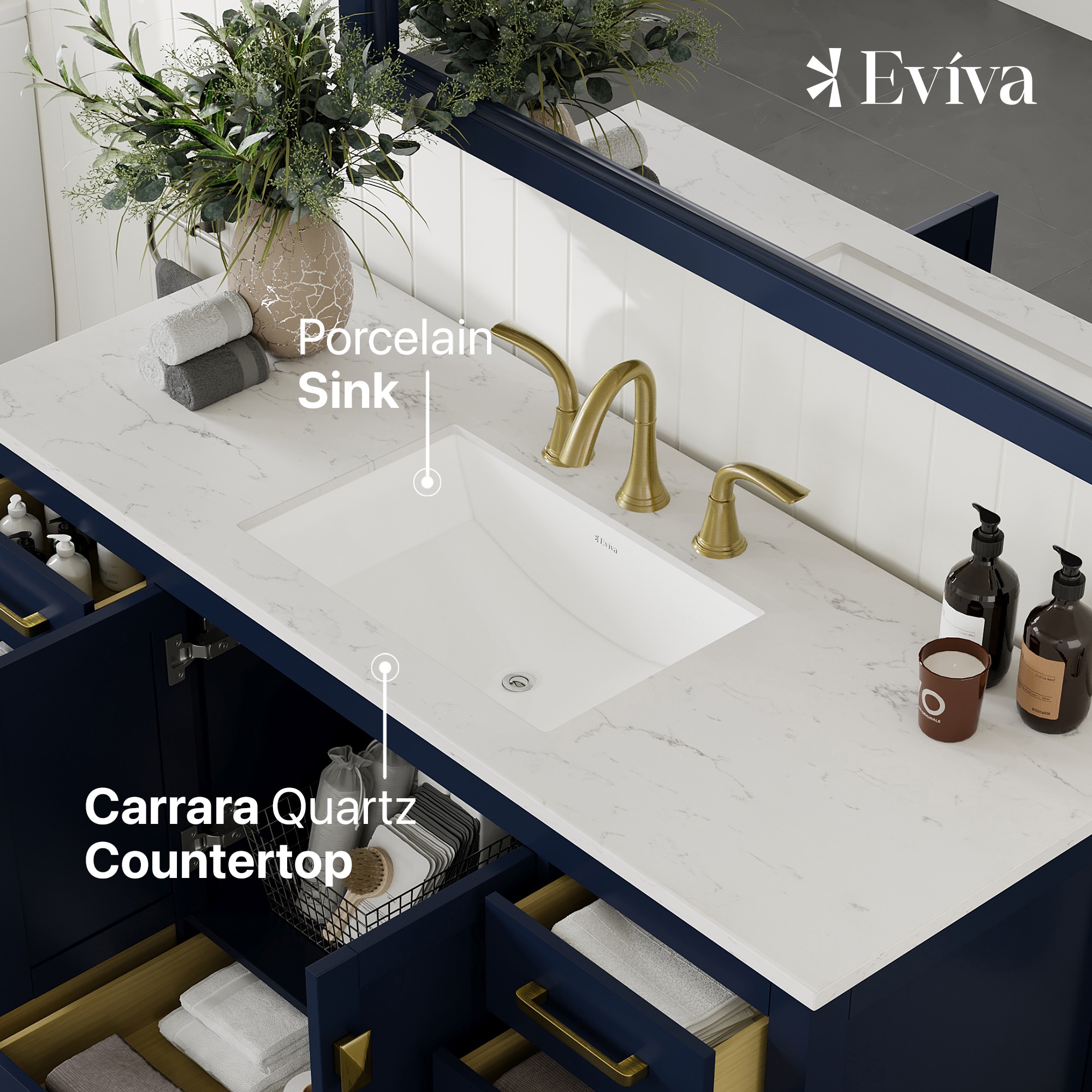 Eviva EVVN412-54BLU-Q Bath-Vanity-Combo - View #4