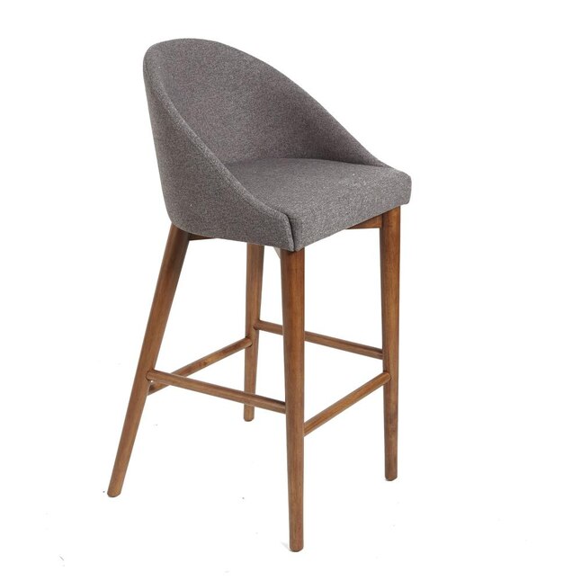Upholstered Bar Stool In The Stools, Grey Upholstered Bar Height Stools