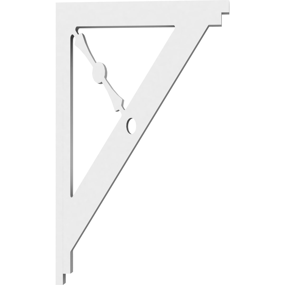 Ekena Millwork BKTP01X05X09AR Exterior-Brackets-Braces - View #3