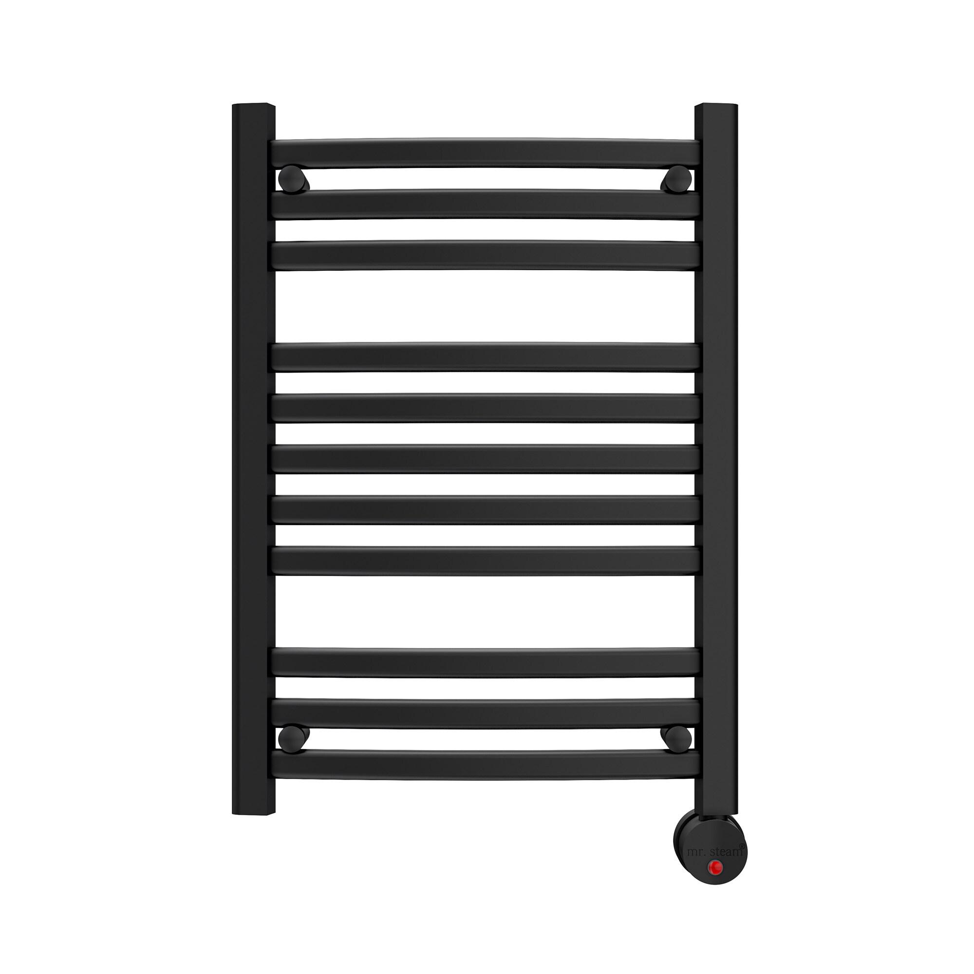Mr. Steam W228TMB Matte Black Hardwired Wall mount Towel Warmer 28-Inches x 2-Inches x 4.25-Inches
