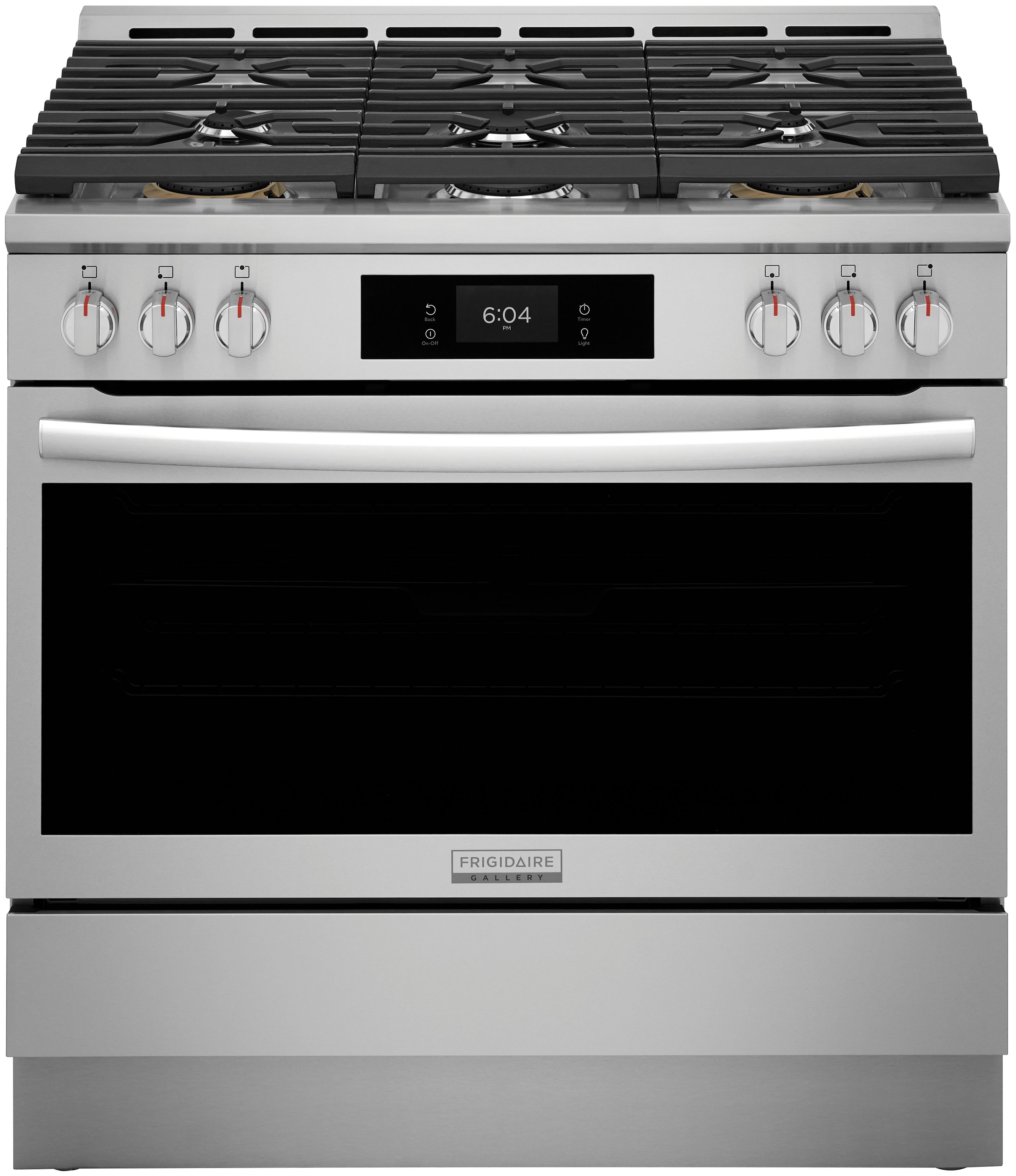 Frigidaire Gallery 36-in 6 Burners 4.6-cu ft Self &amp; Steam Cleaning 