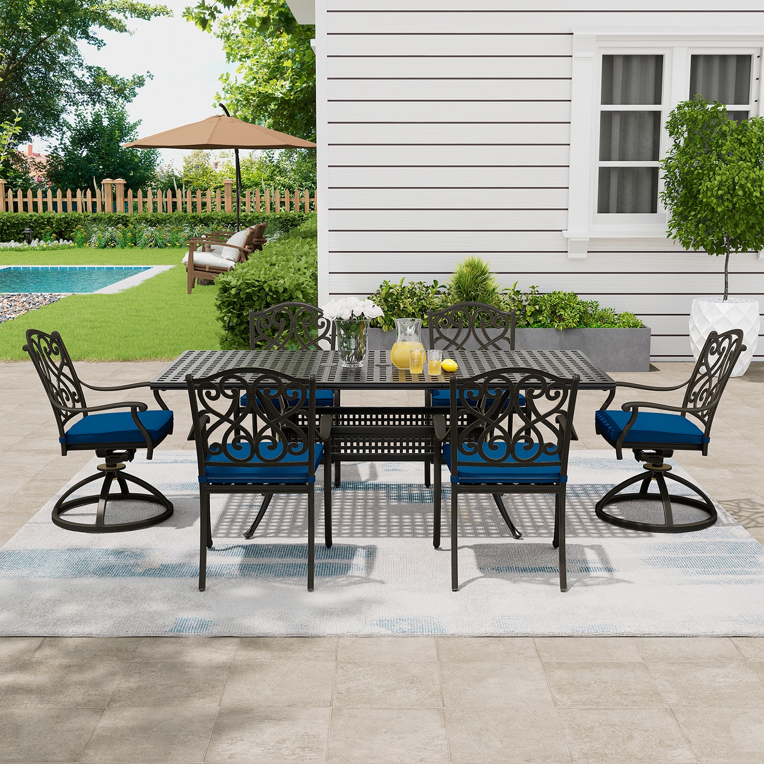 Mondawe MO-LDS80DZY-BU Patio-Dining-Sets - View #3
