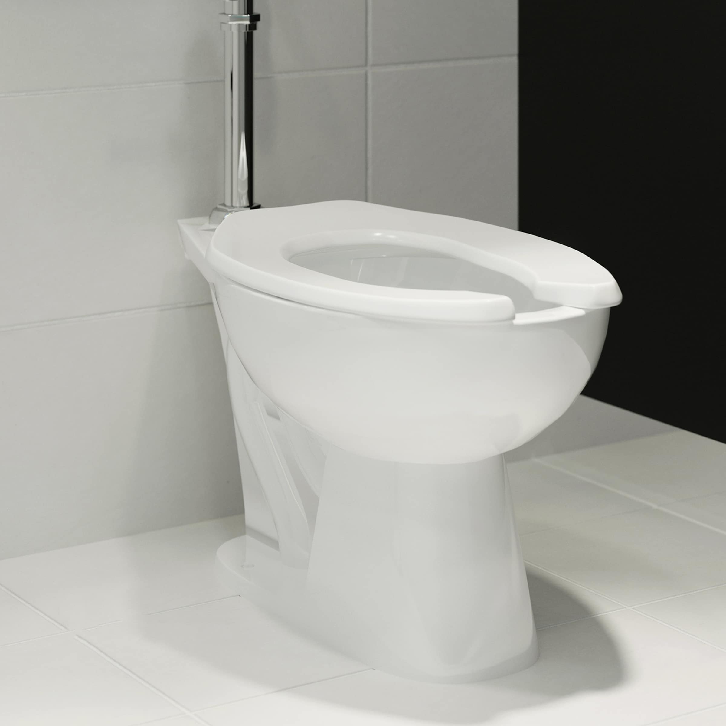 Swiss Madison SM-25-CICHL03WH Chalon Glossy White Elongated Wall hung Toilet Bowl 7-in Rough-In