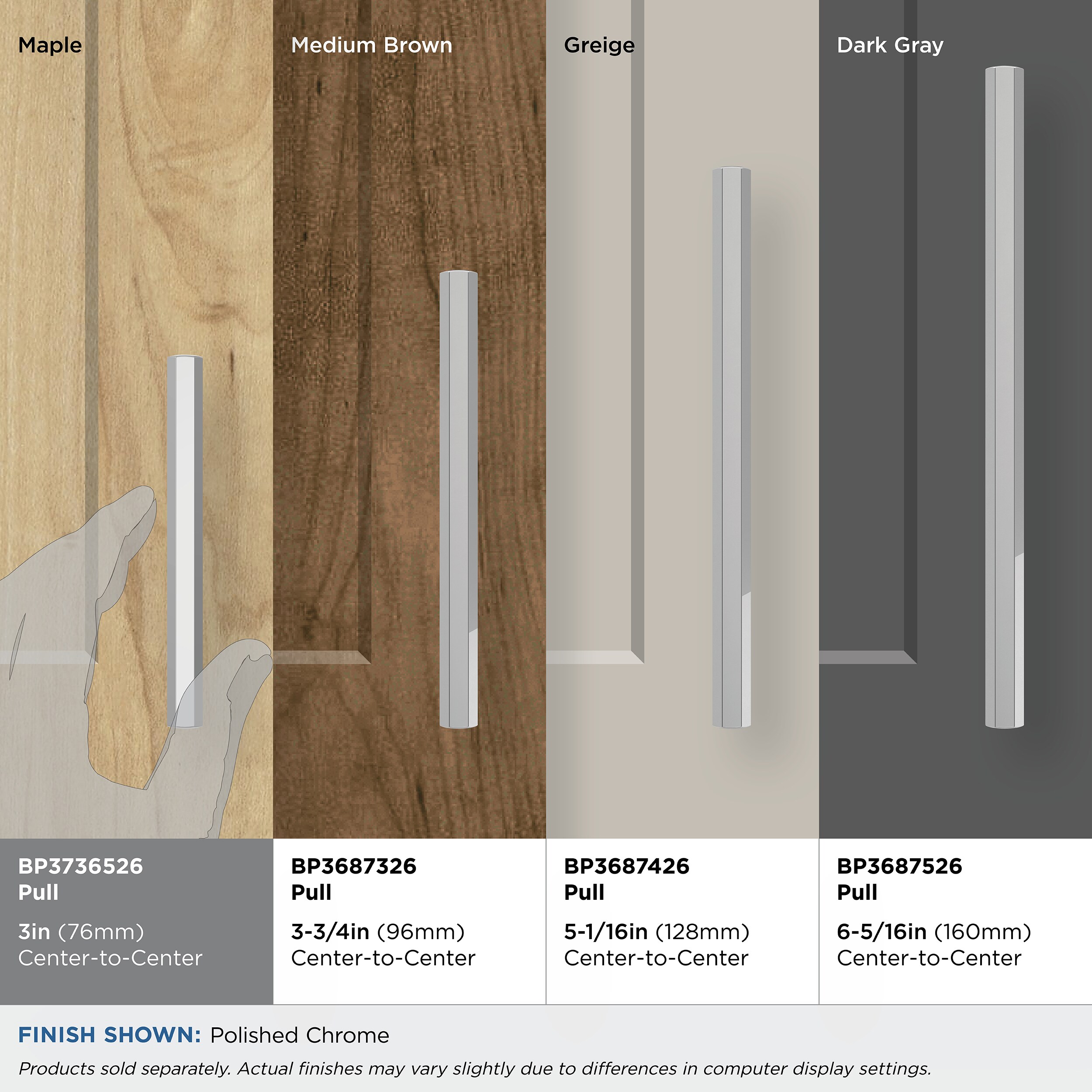 Amerock BP3736526 Cabinet-Pulls - View #3