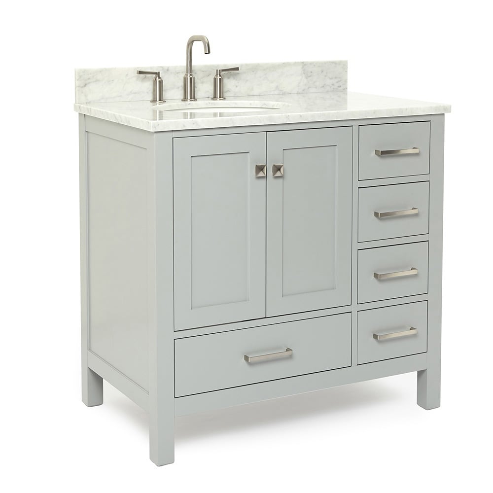ARIEL A037SLCW2OVOGRY Bath-Vanity-Combo - View #3