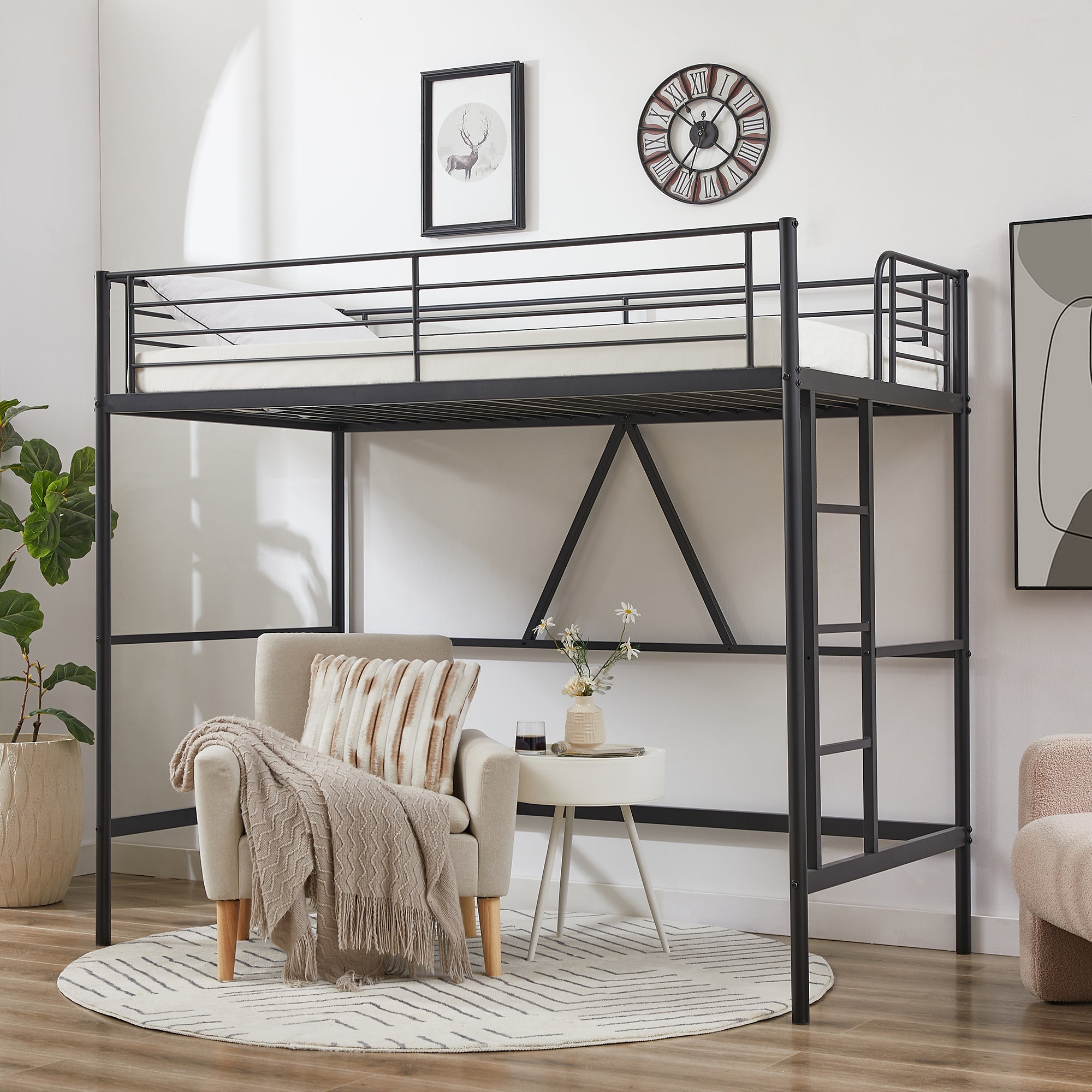 Vecelo LOE-T45-BLK Bunk-Beds - View #4
