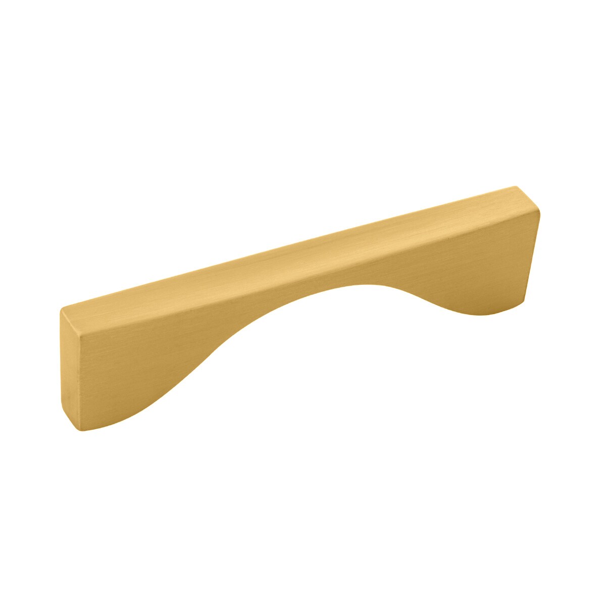 Belwith Keeler B076149-BGB Channel 3-3/4-in , 96mm Center to Center Brushed Golden Brass Rectangular Handle Drawer Pulls