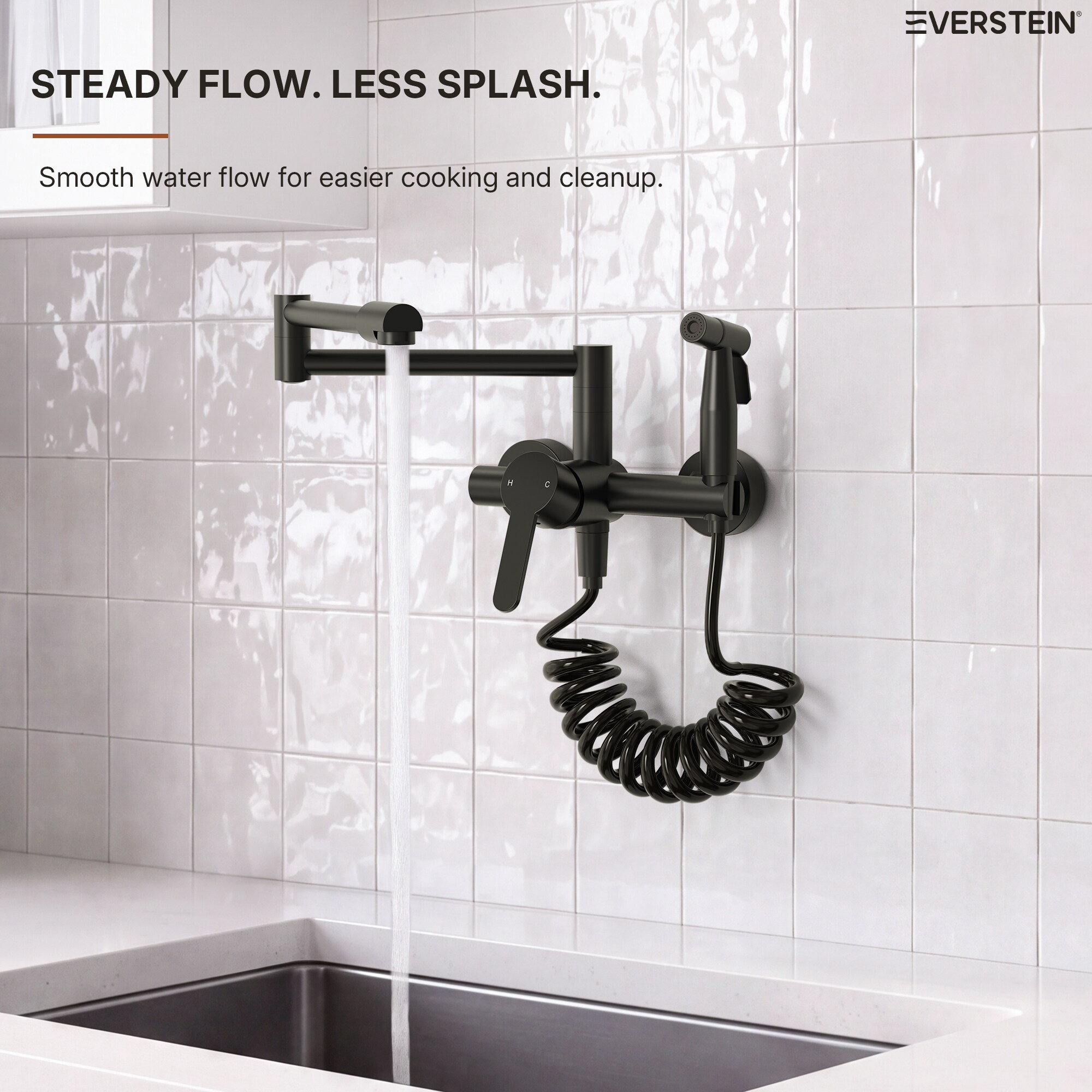 EVERSTEIN SFS-1087-BK Kitchen-Faucets - View #6