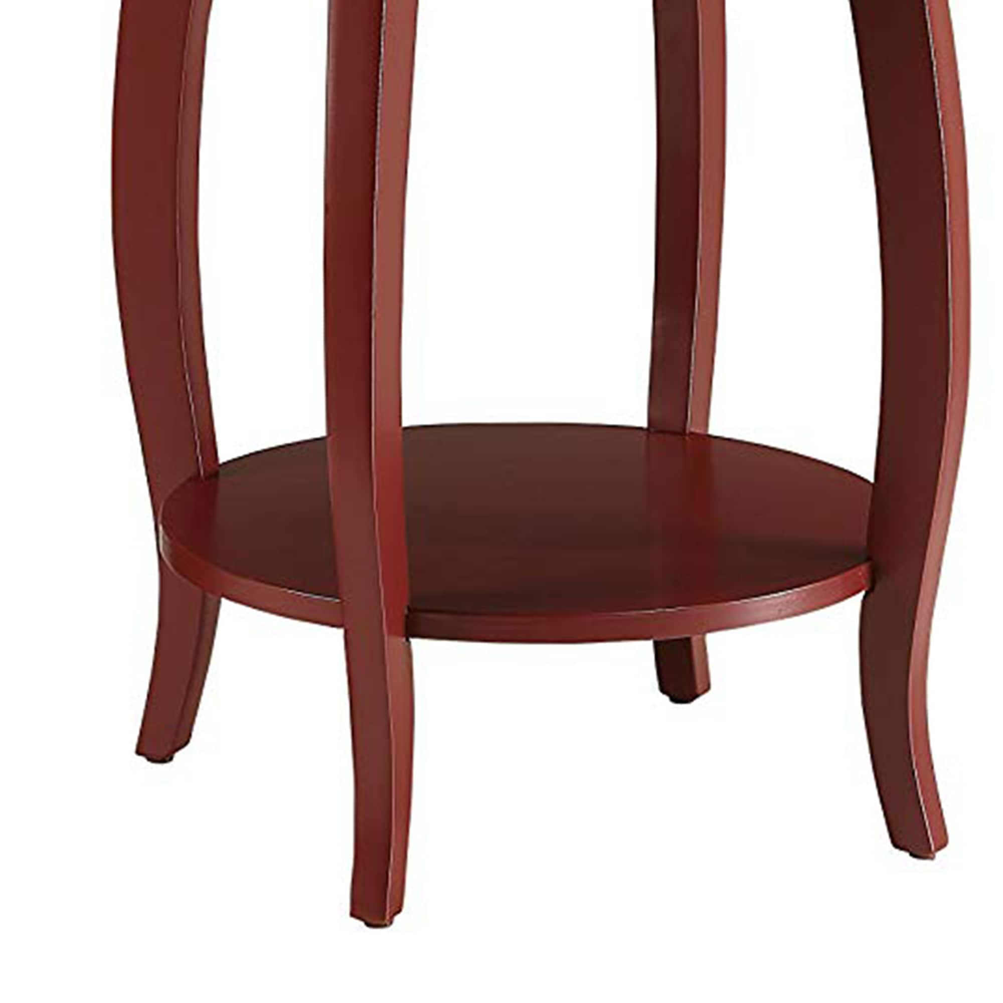 Tall mahogany store chloe accent table