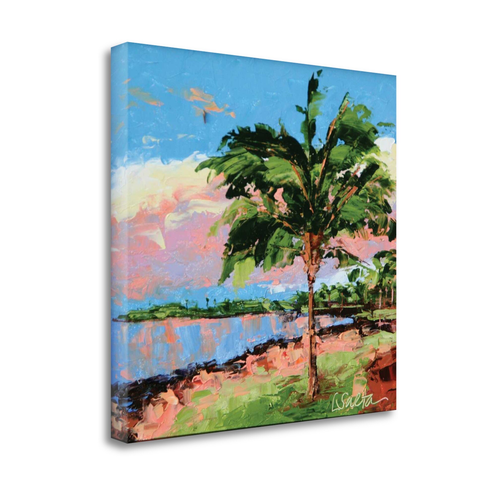 Tangletown Fine Art SBLT1420-2323C Frameless 23-in H x 23-in W Coastal Canvas Print