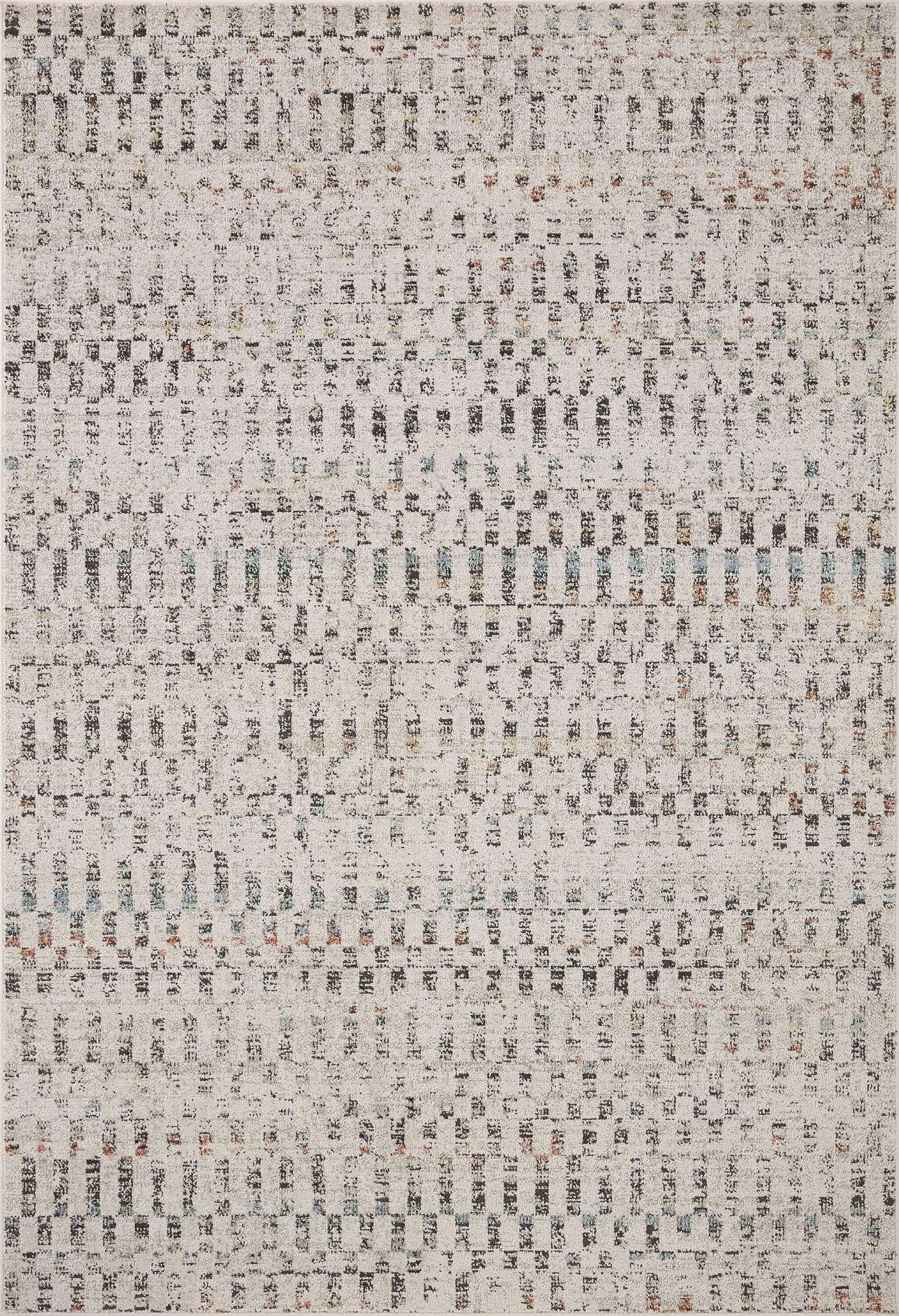 Loloi II KAMAKAM-05GYML27A0 Kamala 3 x 10 (ft) Loomed Polyester GREY / MULTI Rectangular Indoor Distressed/Overdyed Oriental Runner rug