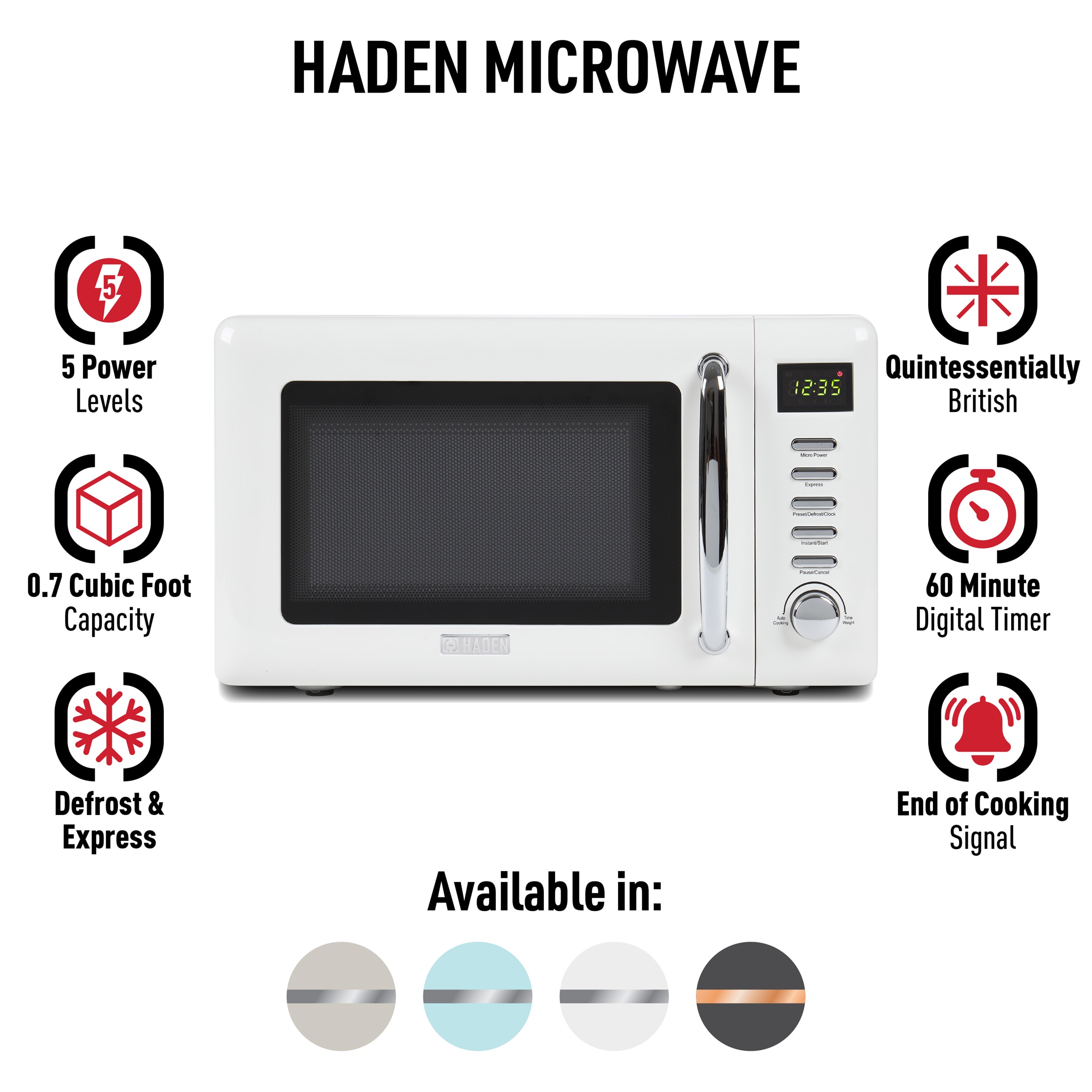 Haden Ivory Microwave – Hadenusa