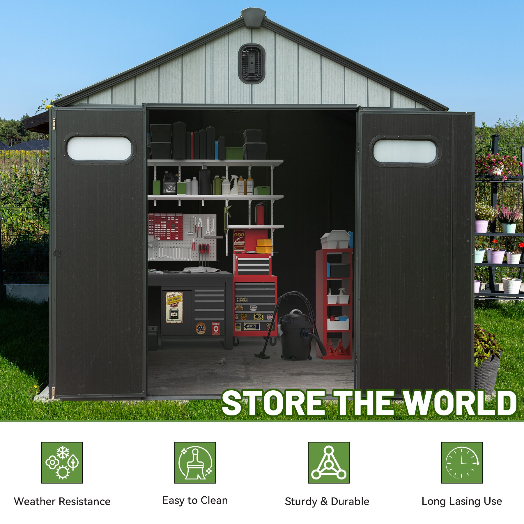 GDFStudio 353733 Vinyl-Resin-Storage-Buildings - View #5