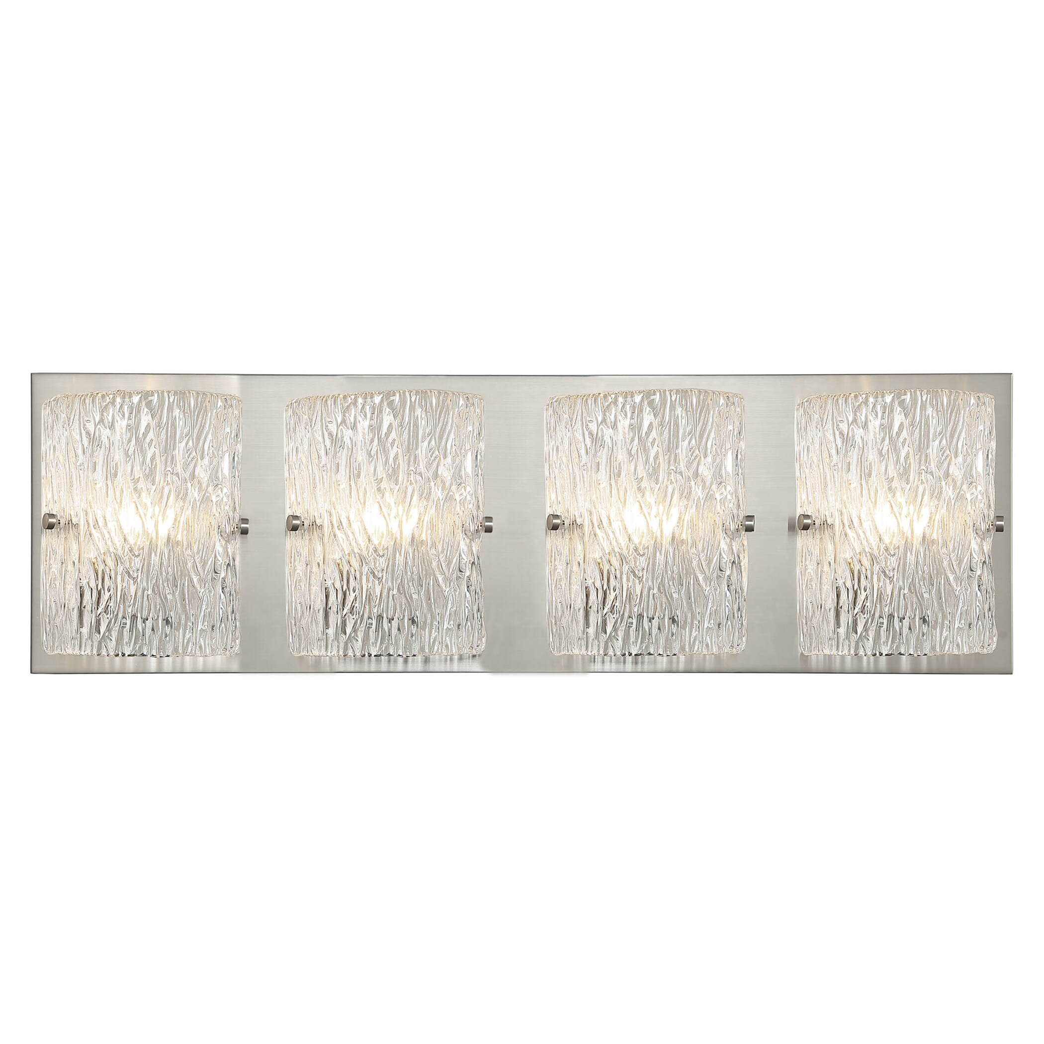 Varaluz 376B04BN Morgan 31-in 4 -Light Multiple colors Glam Vanity light