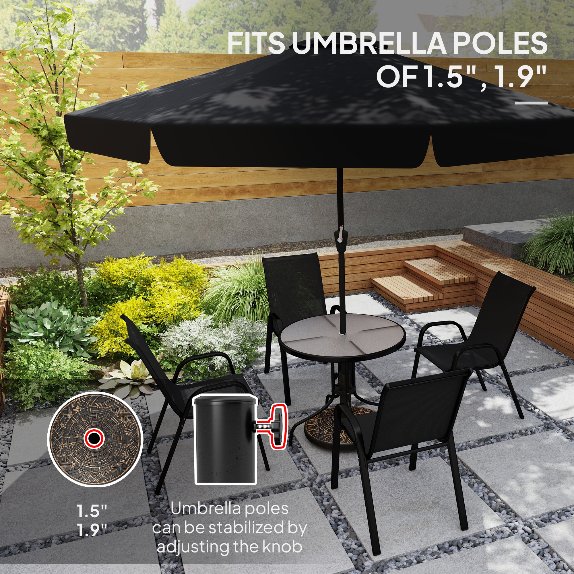 LUXEYARD DS-M-BAC06771 Umbrella-Bases - View #6