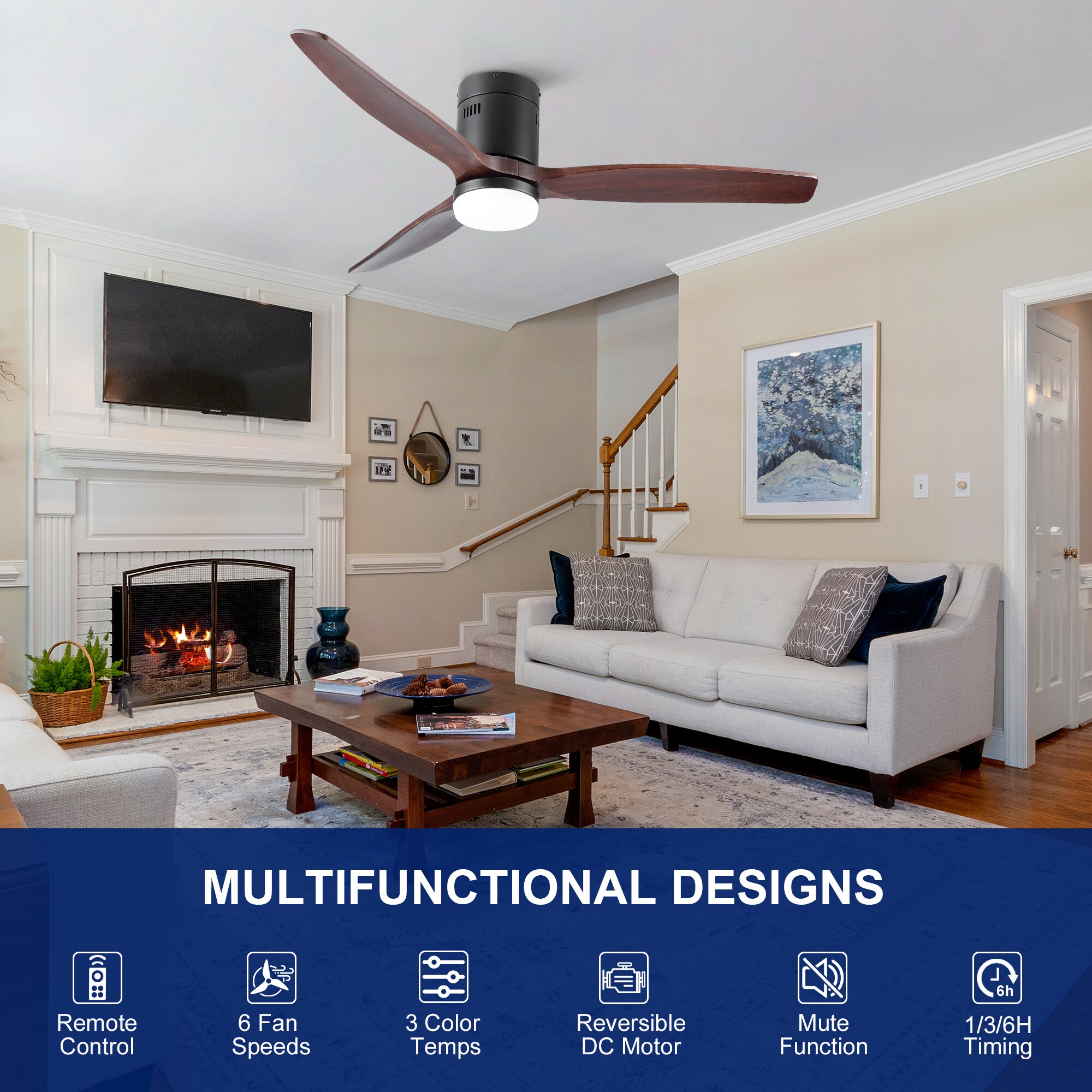 YUHAO LSDC1073NEW522 Ceiling-Fans - View #3