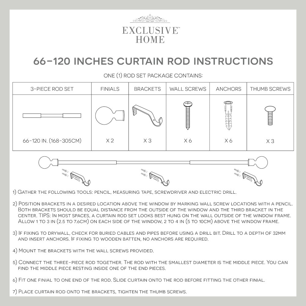 Exclusive Home ER1021-05 66120 Curtain-Rods - View #4